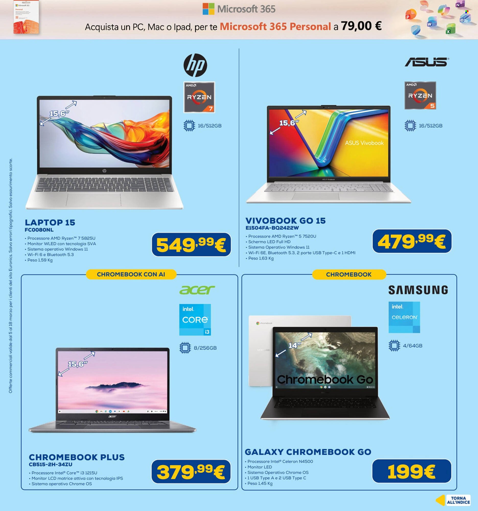 Volantino Euronics (2026-03-05 - 2026-03-18)