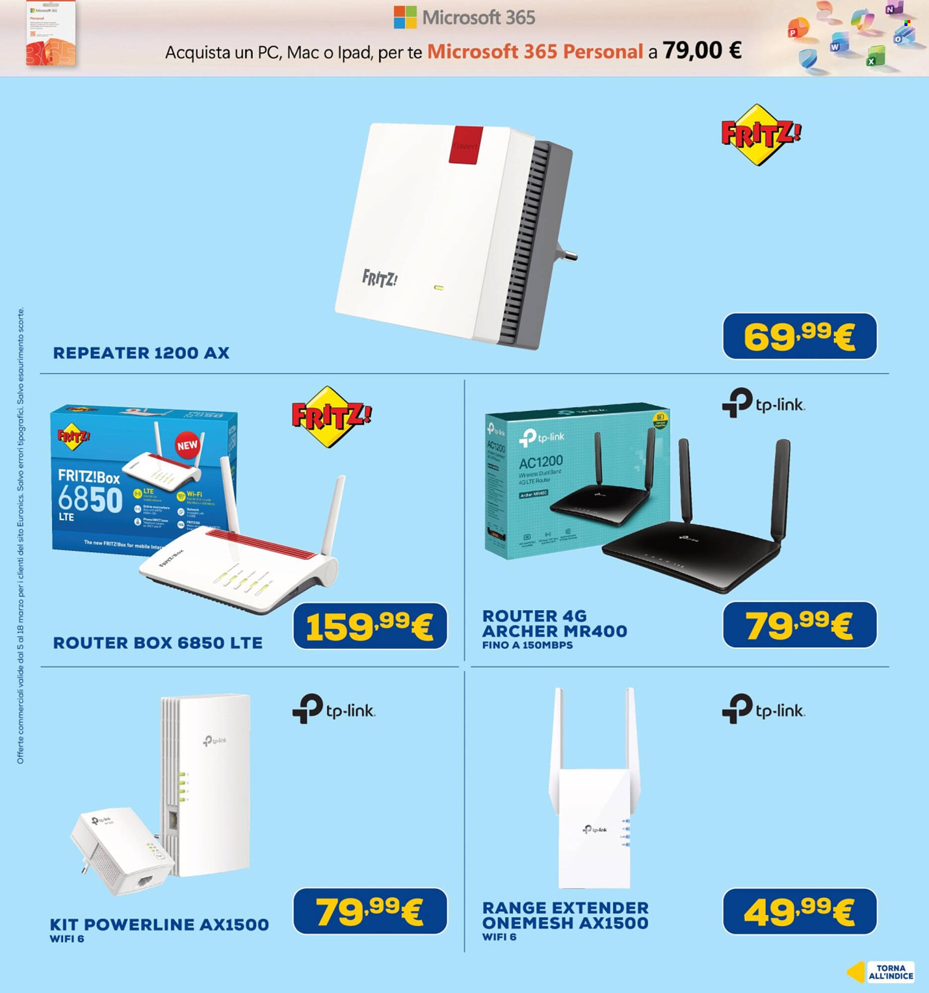 Volantino Euronics (2026-03-05 - 2026-03-18)