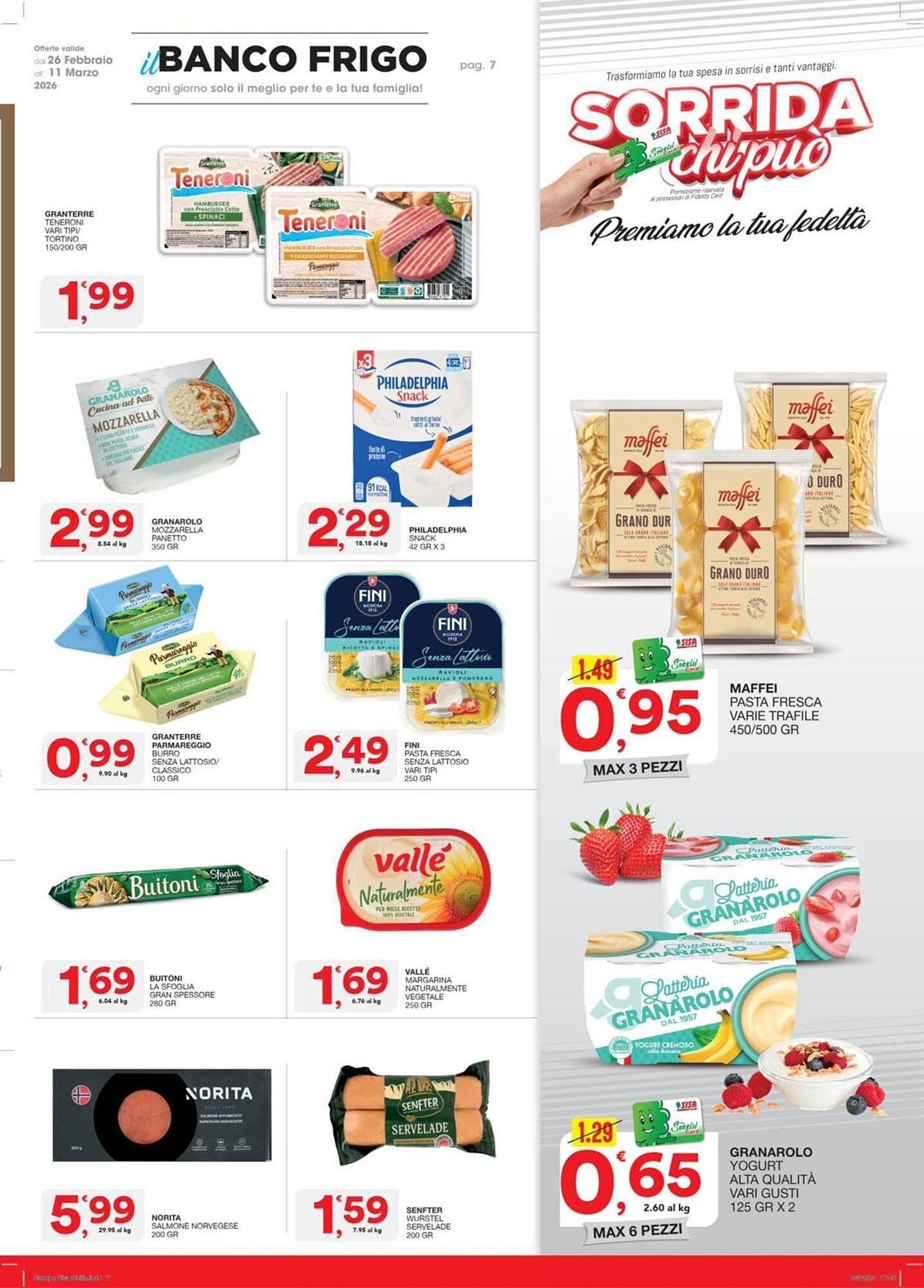 Volantino Sisa (2026-02-26 - 2026-03-11)
