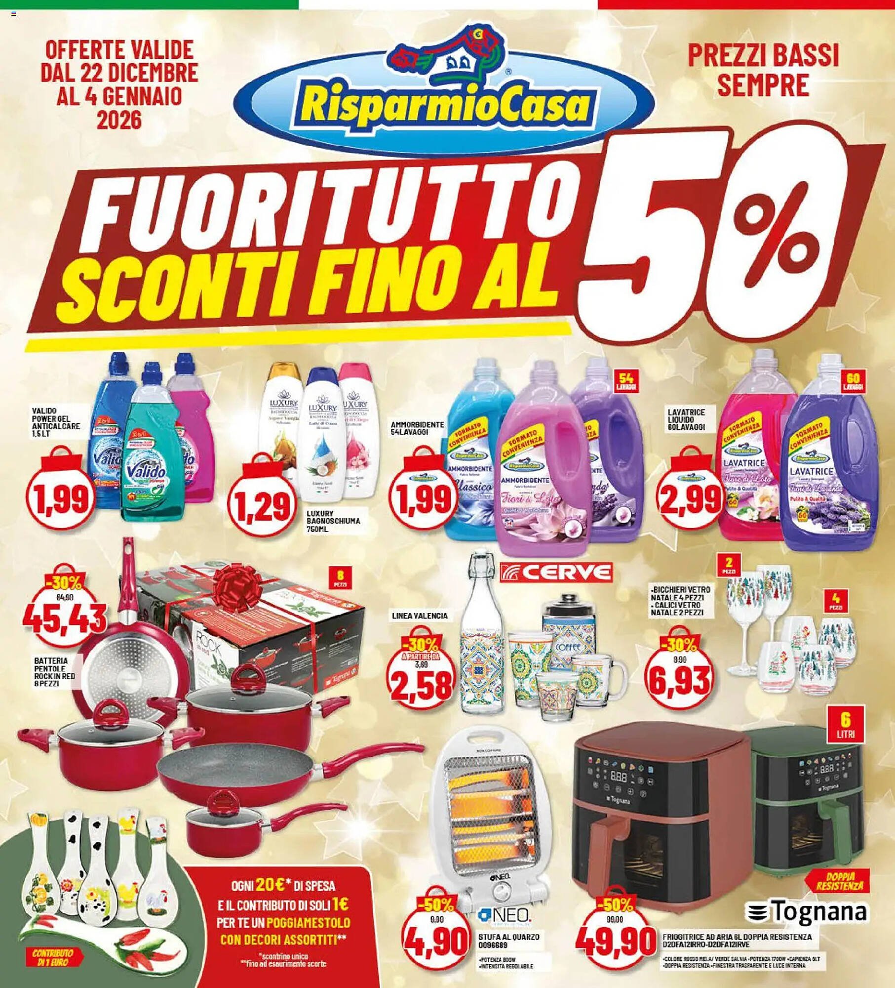 Volantino Risparmio Casa (2025-12-22 - 2026-01-04)