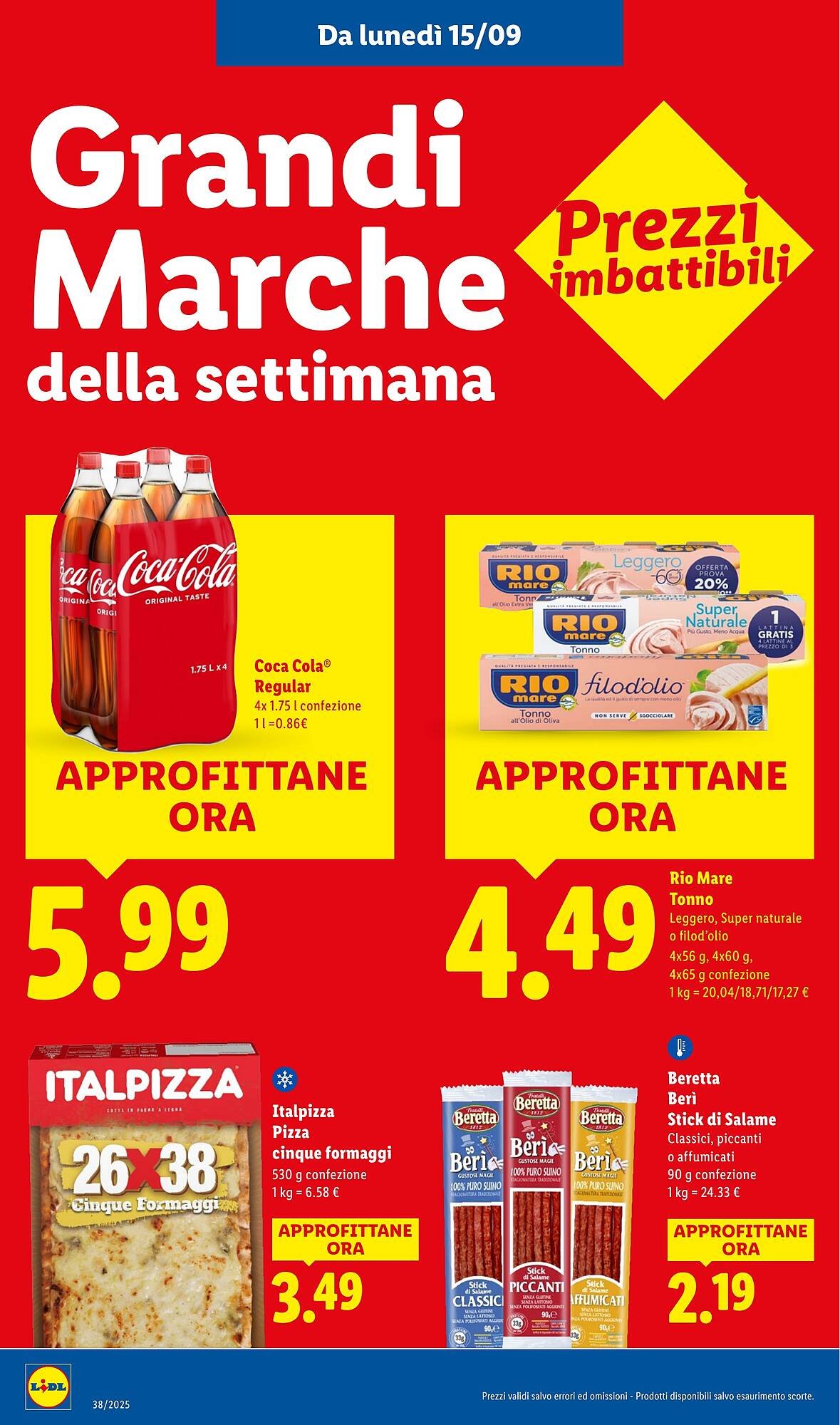 Volantino Lidl (2025-09-15 - 2025-09-21)