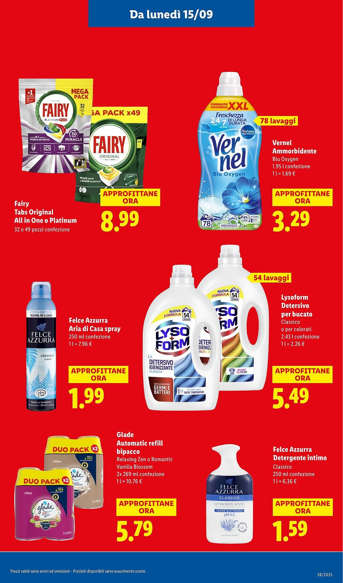 Volantino Lidl (2025-09-15 - 2025-09-21)
