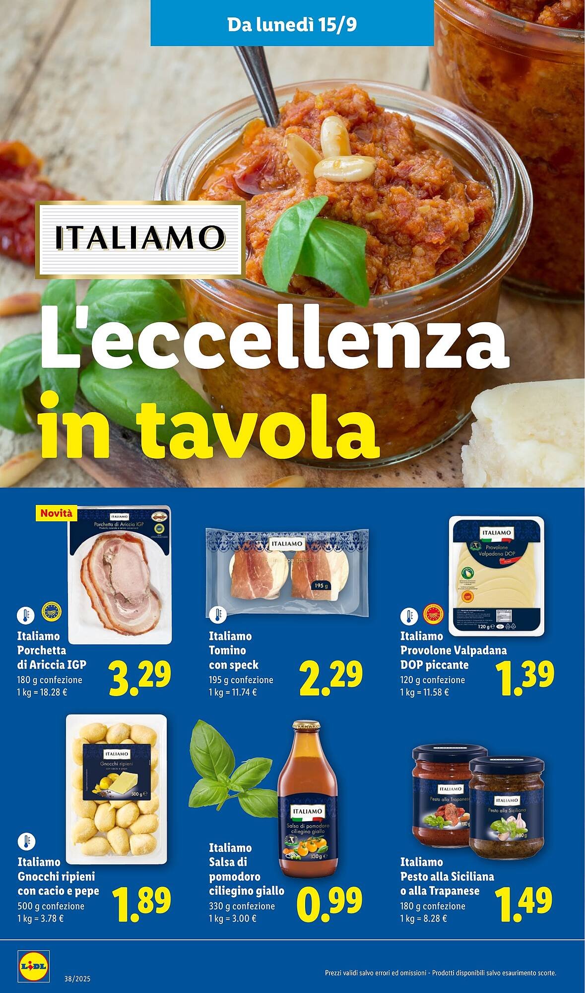 Volantino Lidl (2025-09-15 - 2025-09-21)