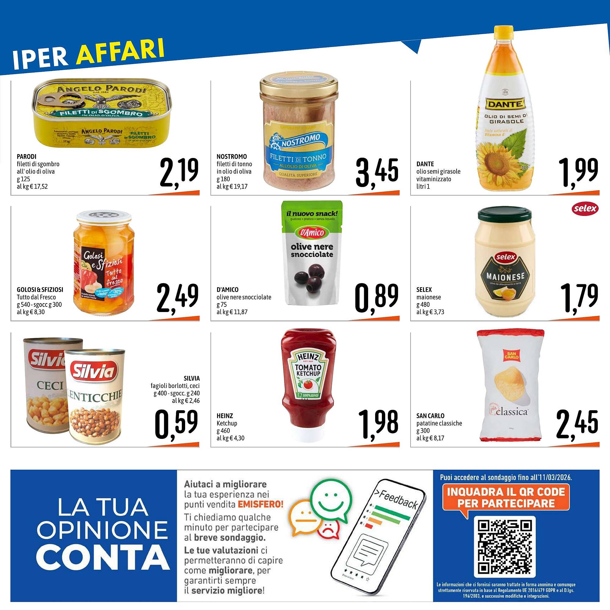Volantino Emisfero (2026-02-26 - 2026-03-11)