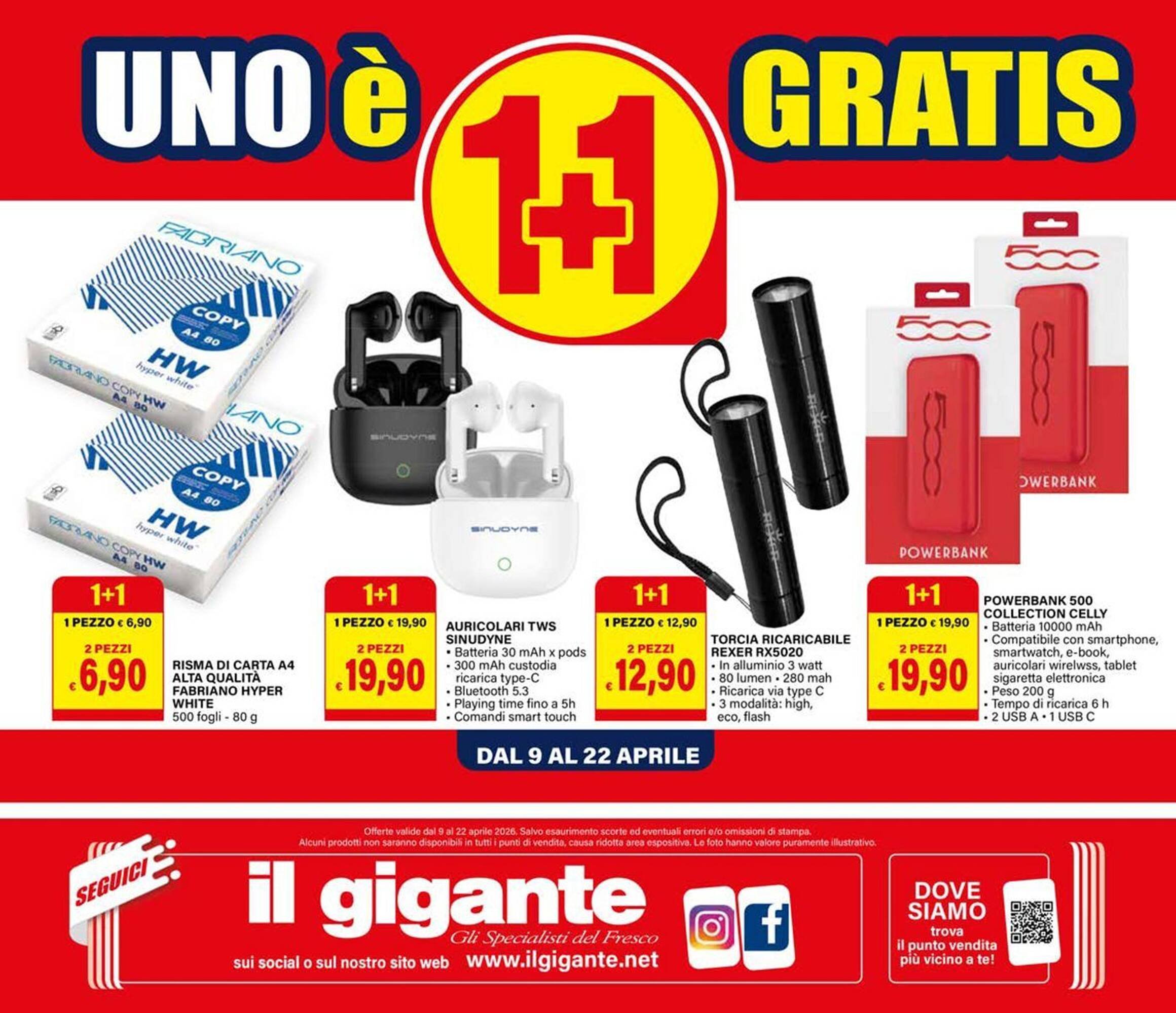 Volantino Il Gigante (2026-04-09 - 2026-04-22)