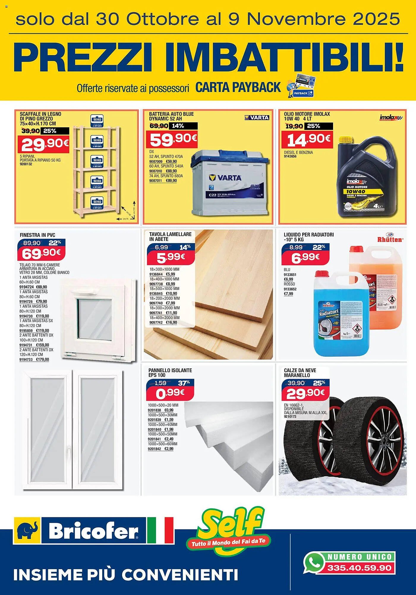 Volantino Self (2025-10-30 - 2025-11-09)