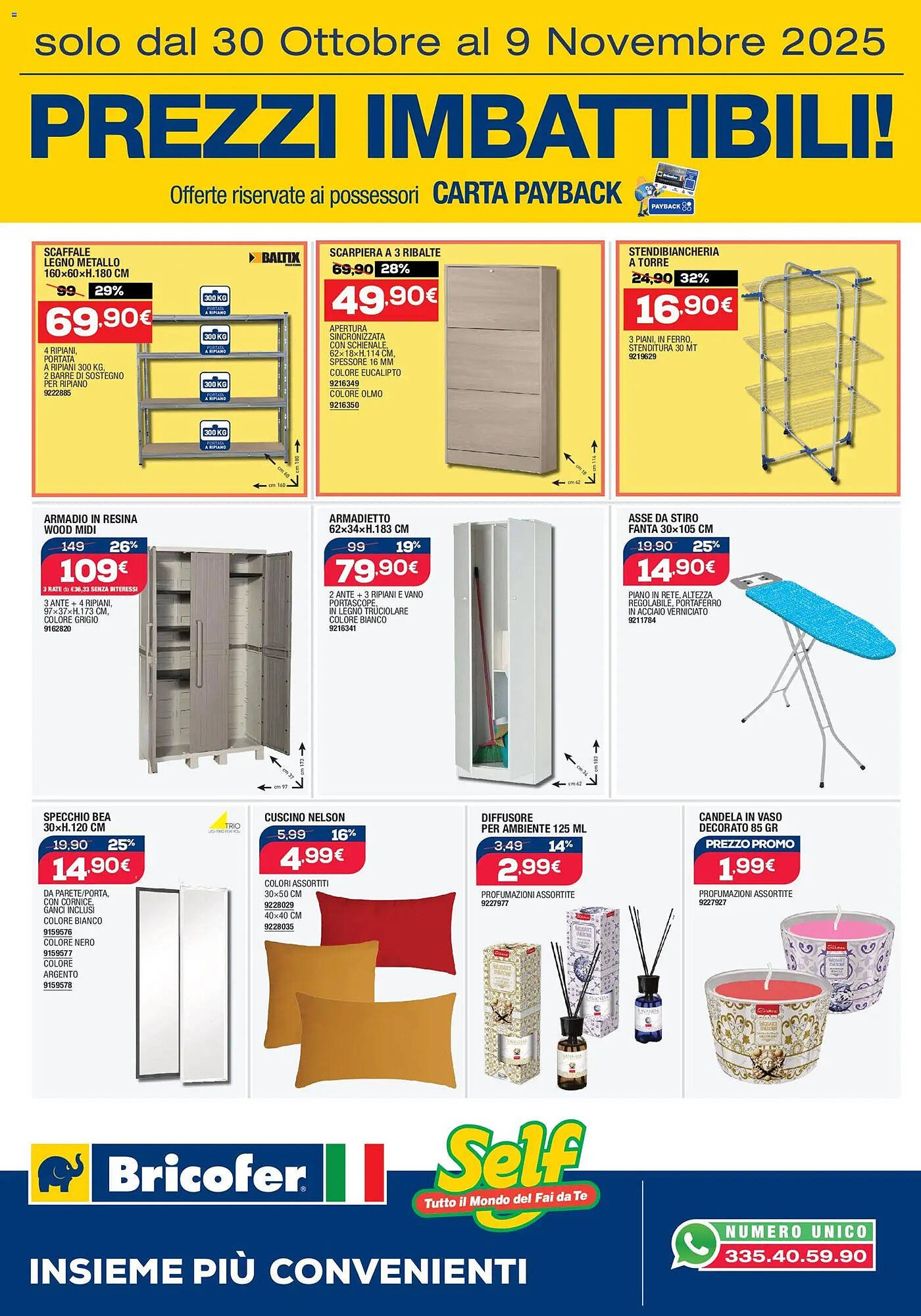 Volantino Self (2025-10-30 - 2025-11-09)