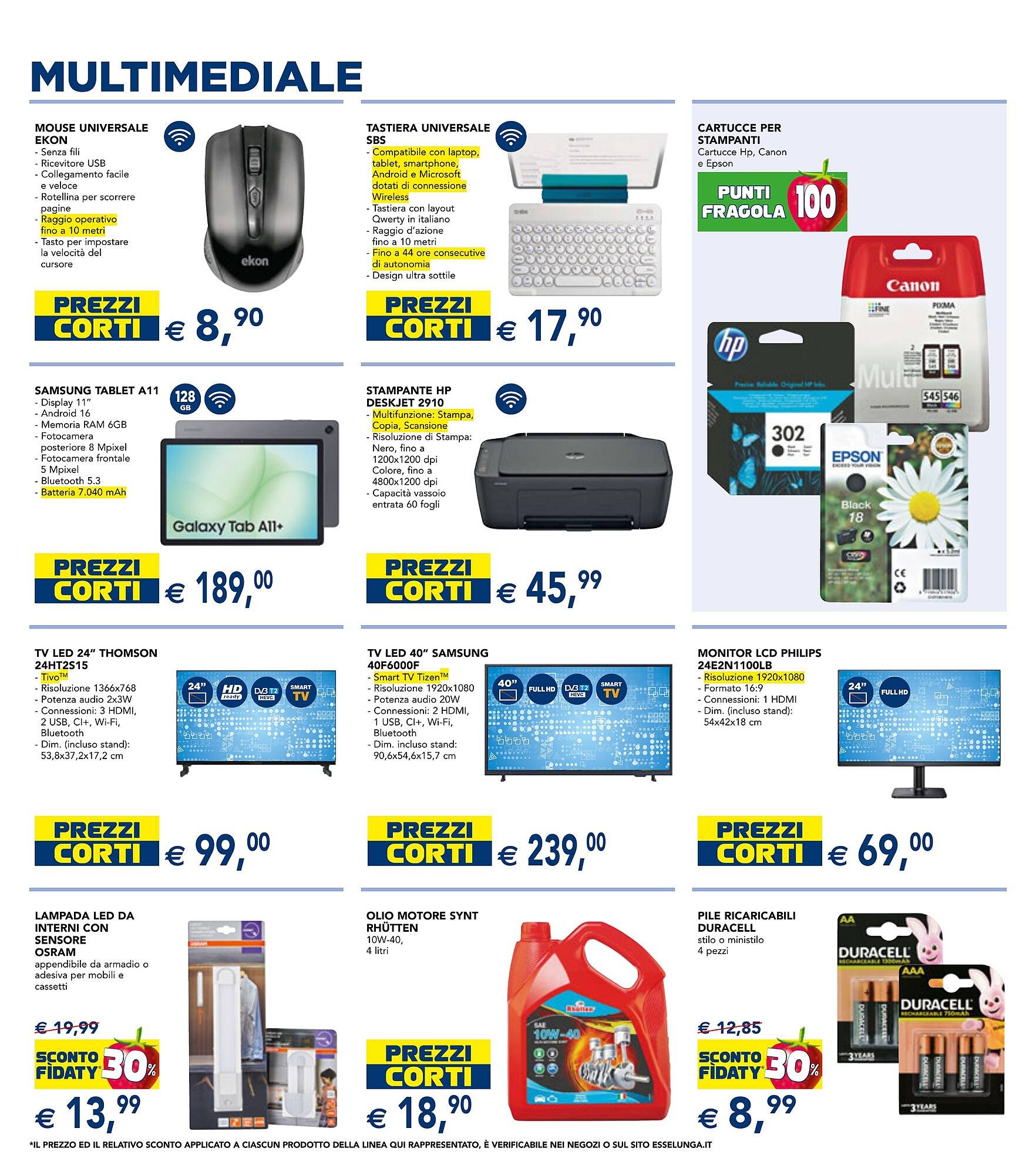 Volantino Esselunga (2026-01-07 - 2026-01-18)