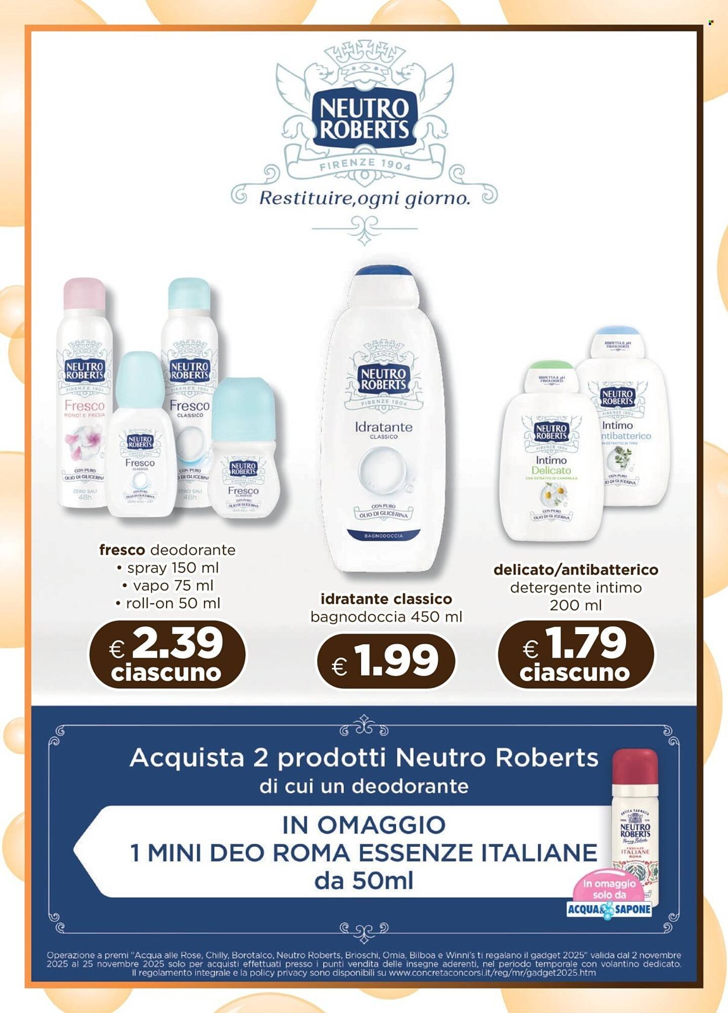 Volantino Acqua &amp; Sapone (2025-11-02 - 2025-11-22)