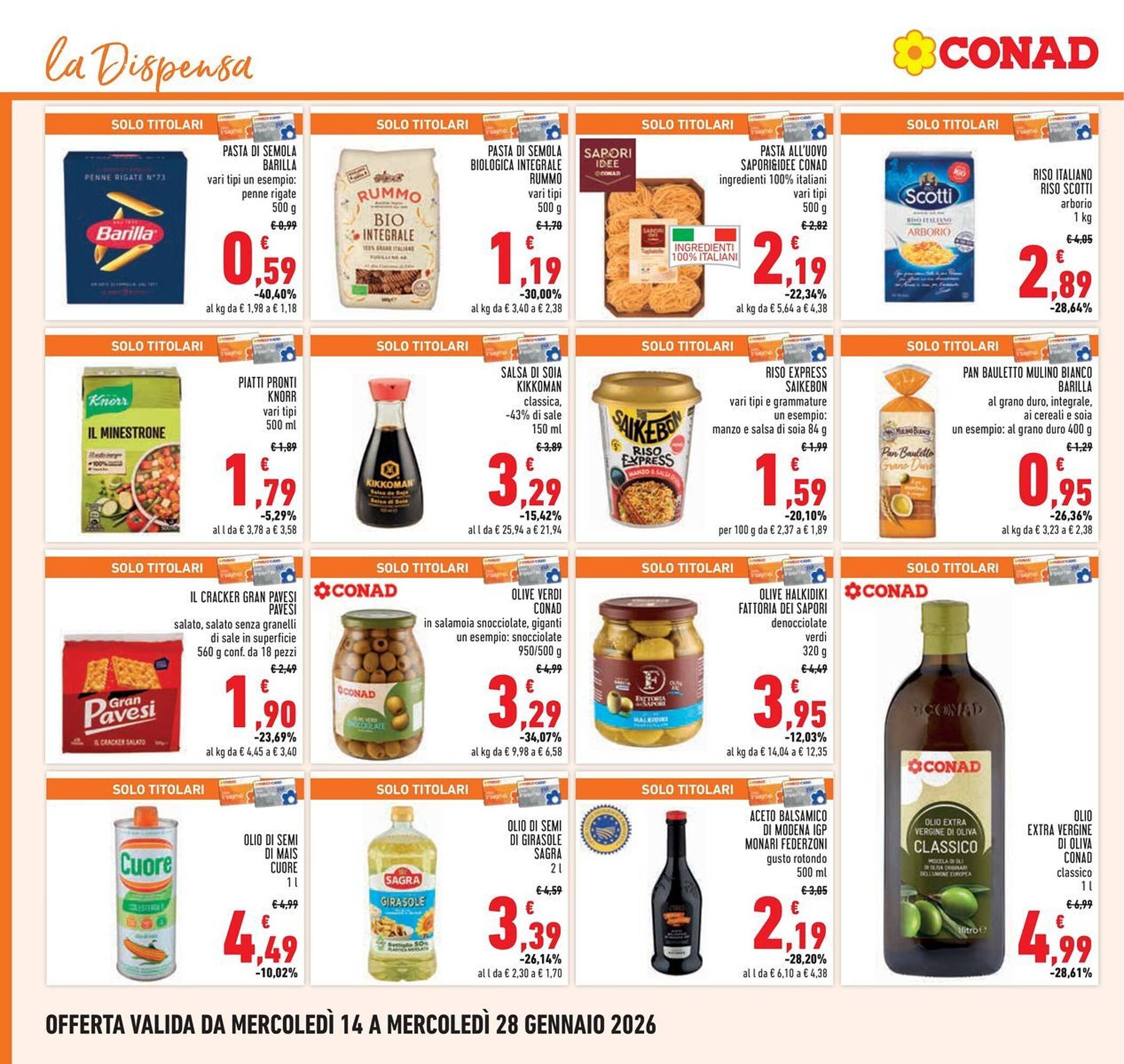 Volantino Conad (2026-01-14 - 2026-01-28)