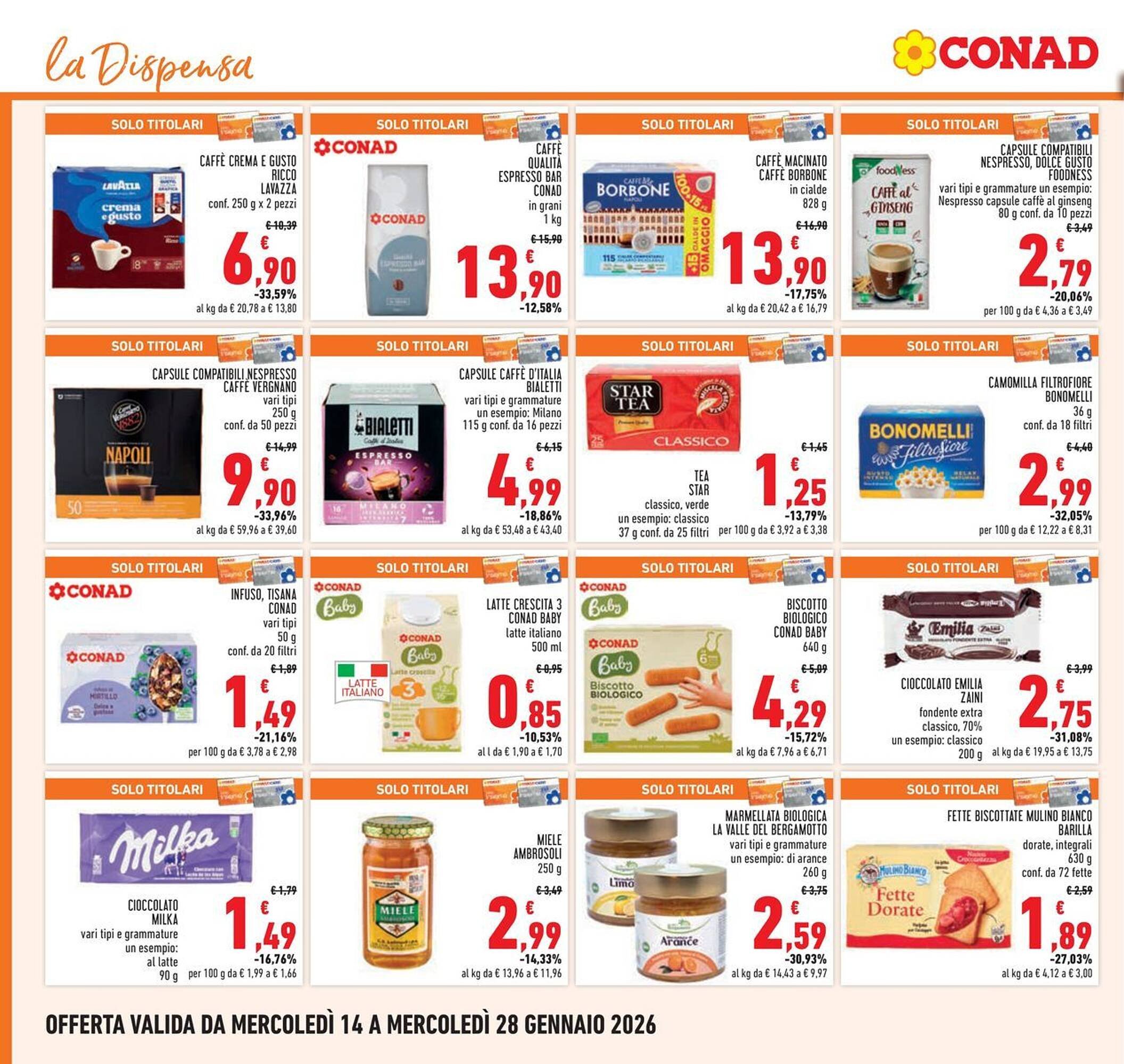 Volantino Conad (2026-01-14 - 2026-01-28)