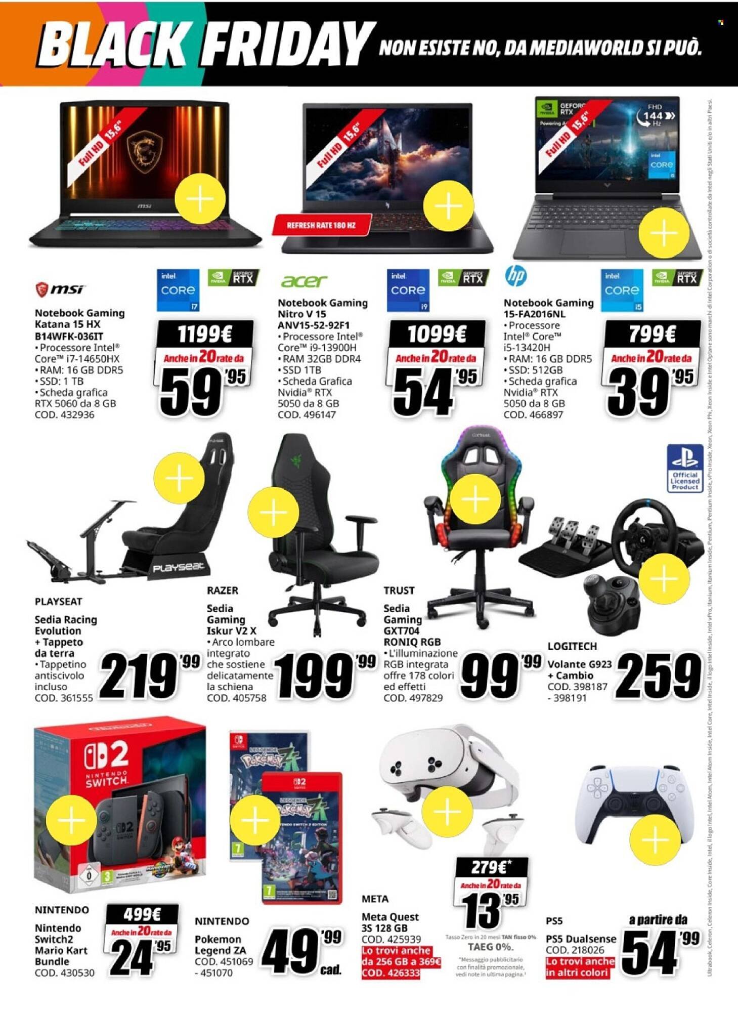 Volantino MediaWorld (2025-11-20 - 2025-12-01)