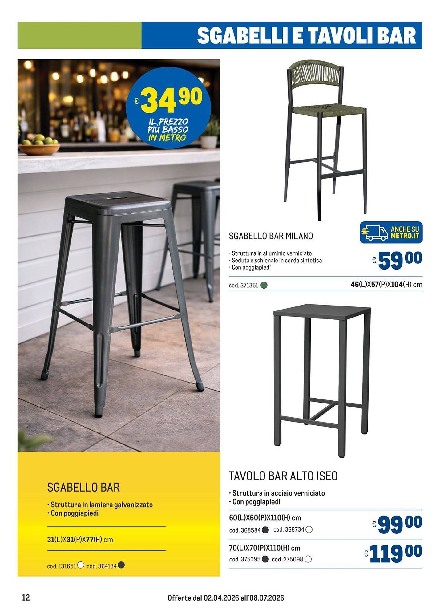 Volantino Metro (2026-04-02 - 2026-07-08)