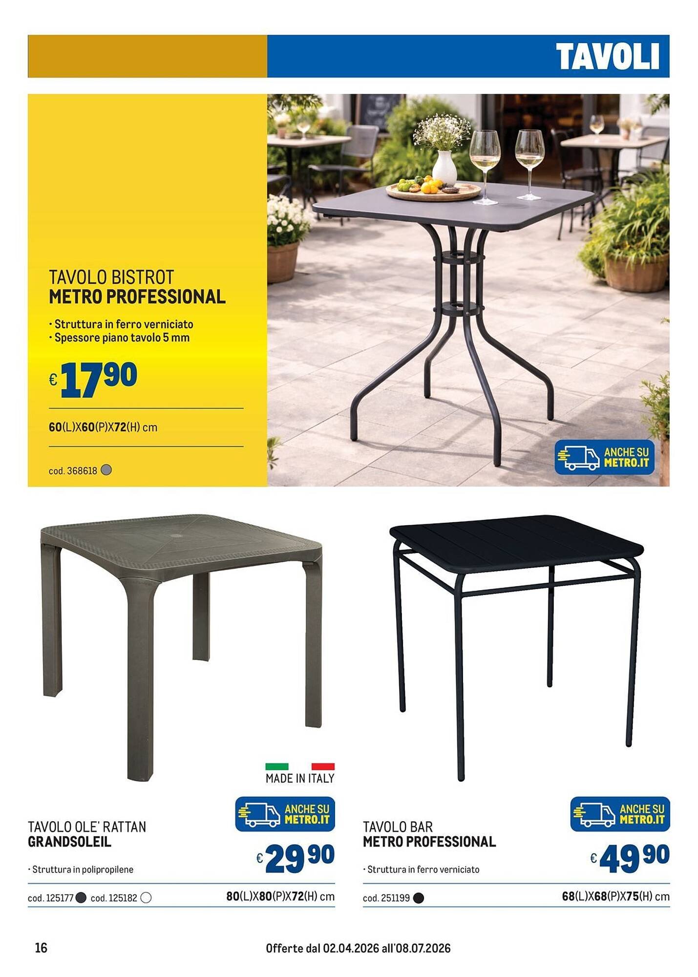 Volantino Metro (2026-04-02 - 2026-07-08)