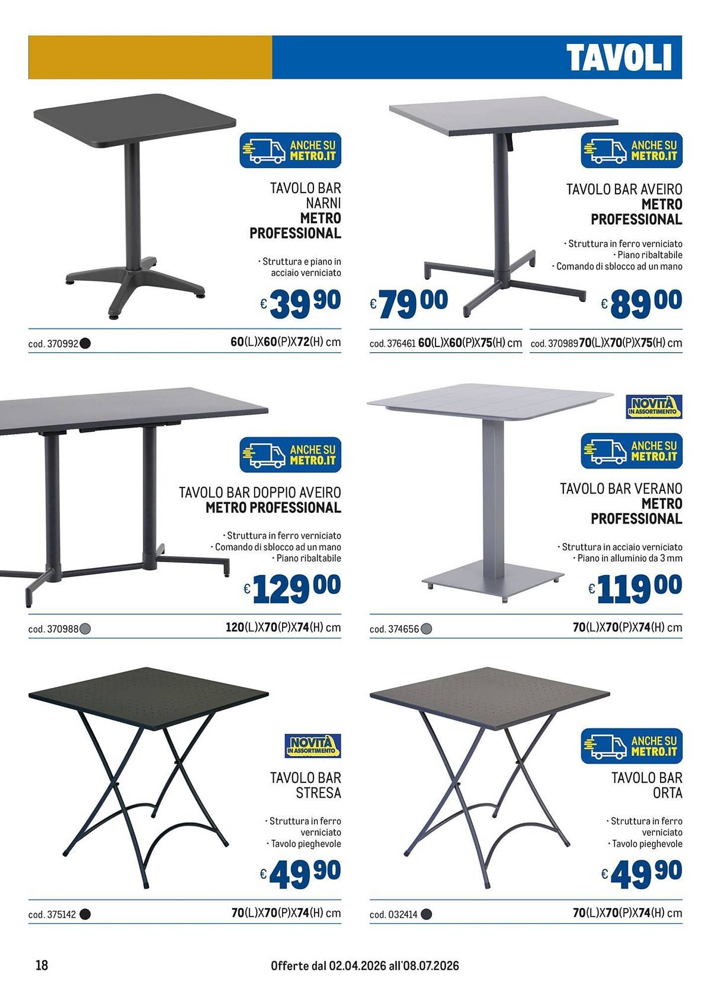 Volantino Metro (2026-04-02 - 2026-07-08)