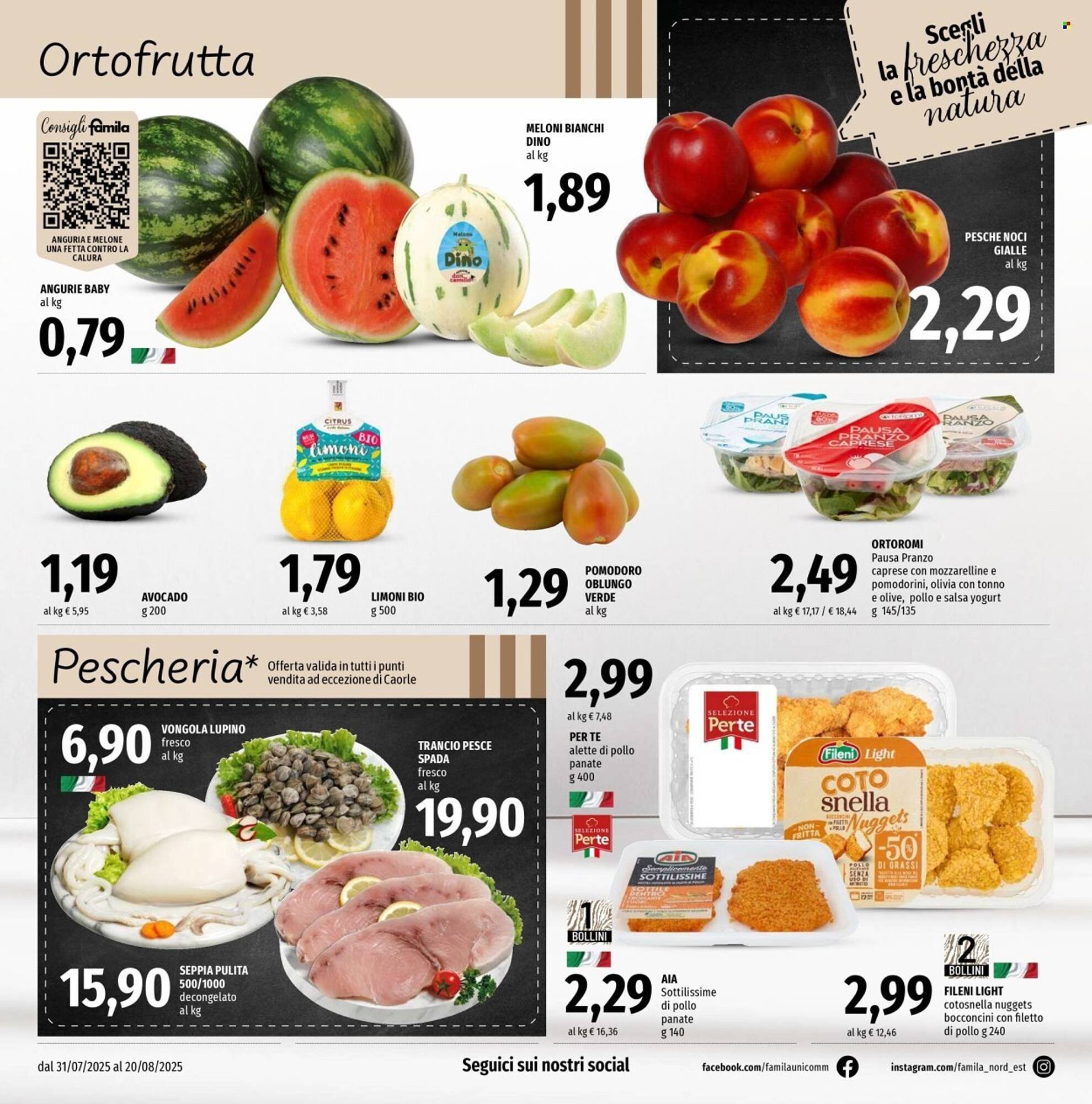 Volantino Famila (2025-07-31 - 2025-08-20)