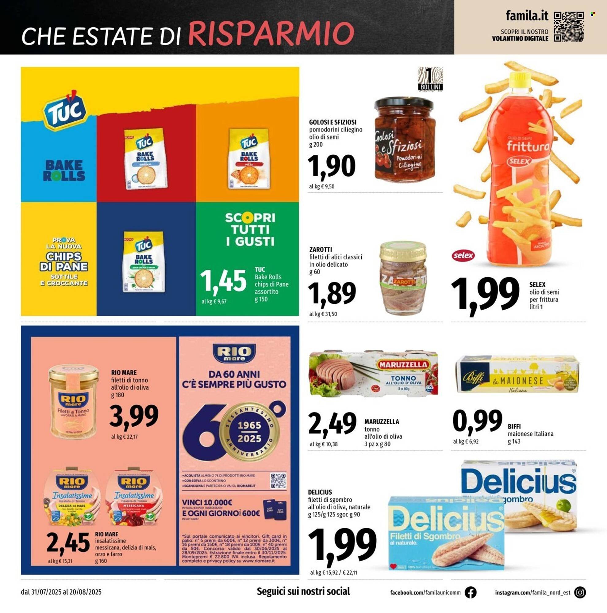 Volantino Famila (2025-07-31 - 2025-08-20)