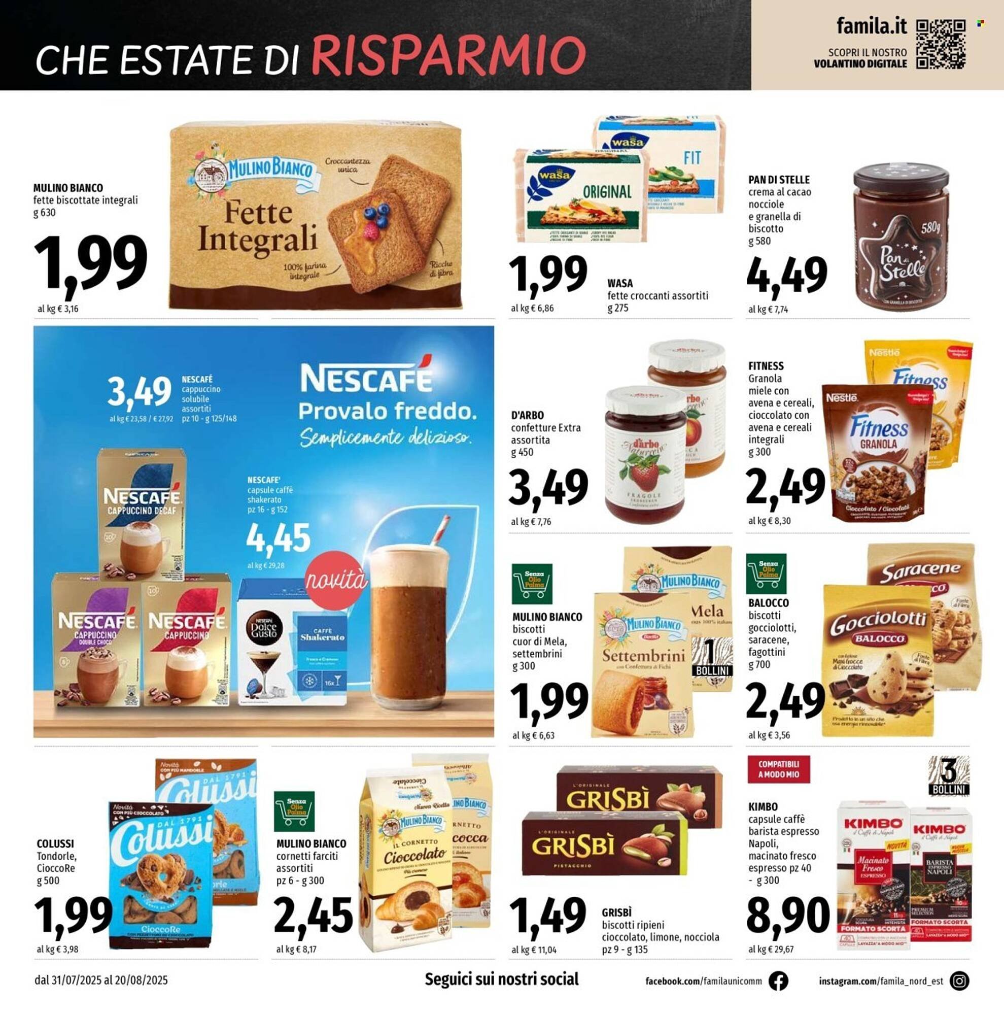 Volantino Famila (2025-07-31 - 2025-08-20)