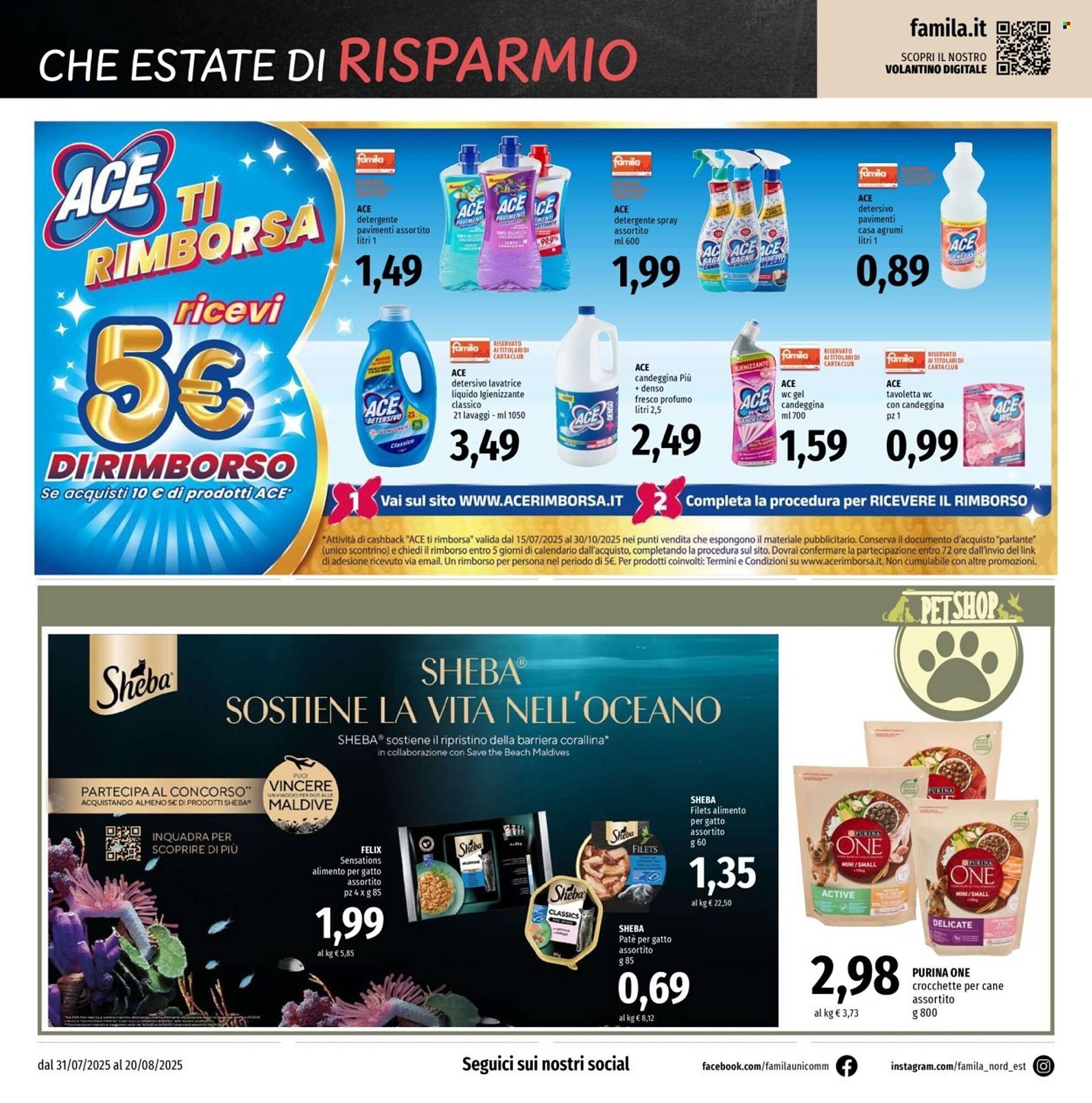 Volantino Famila (2025-07-31 - 2025-08-20)