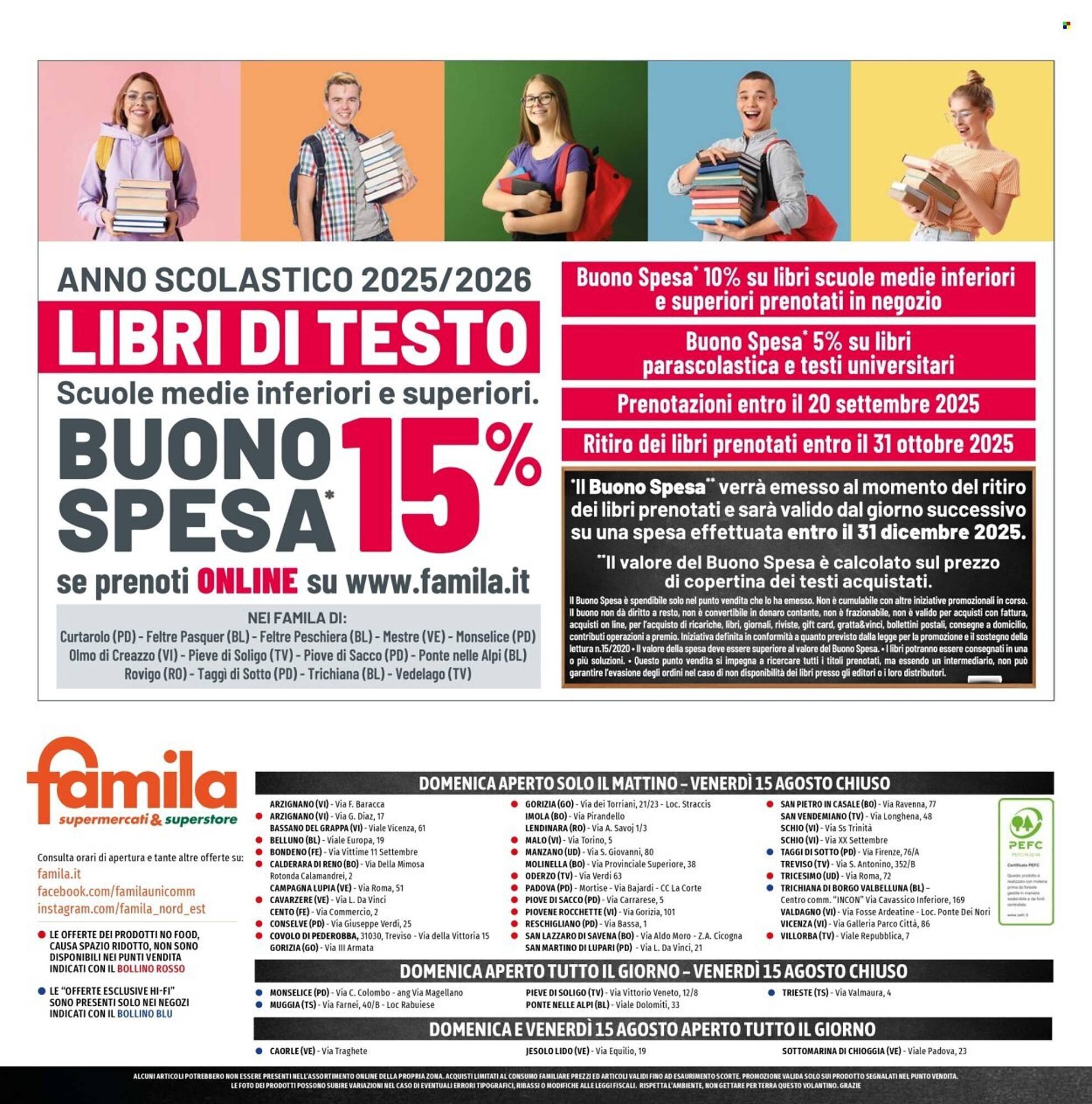 Volantino Famila (2025-07-31 - 2025-08-20)
