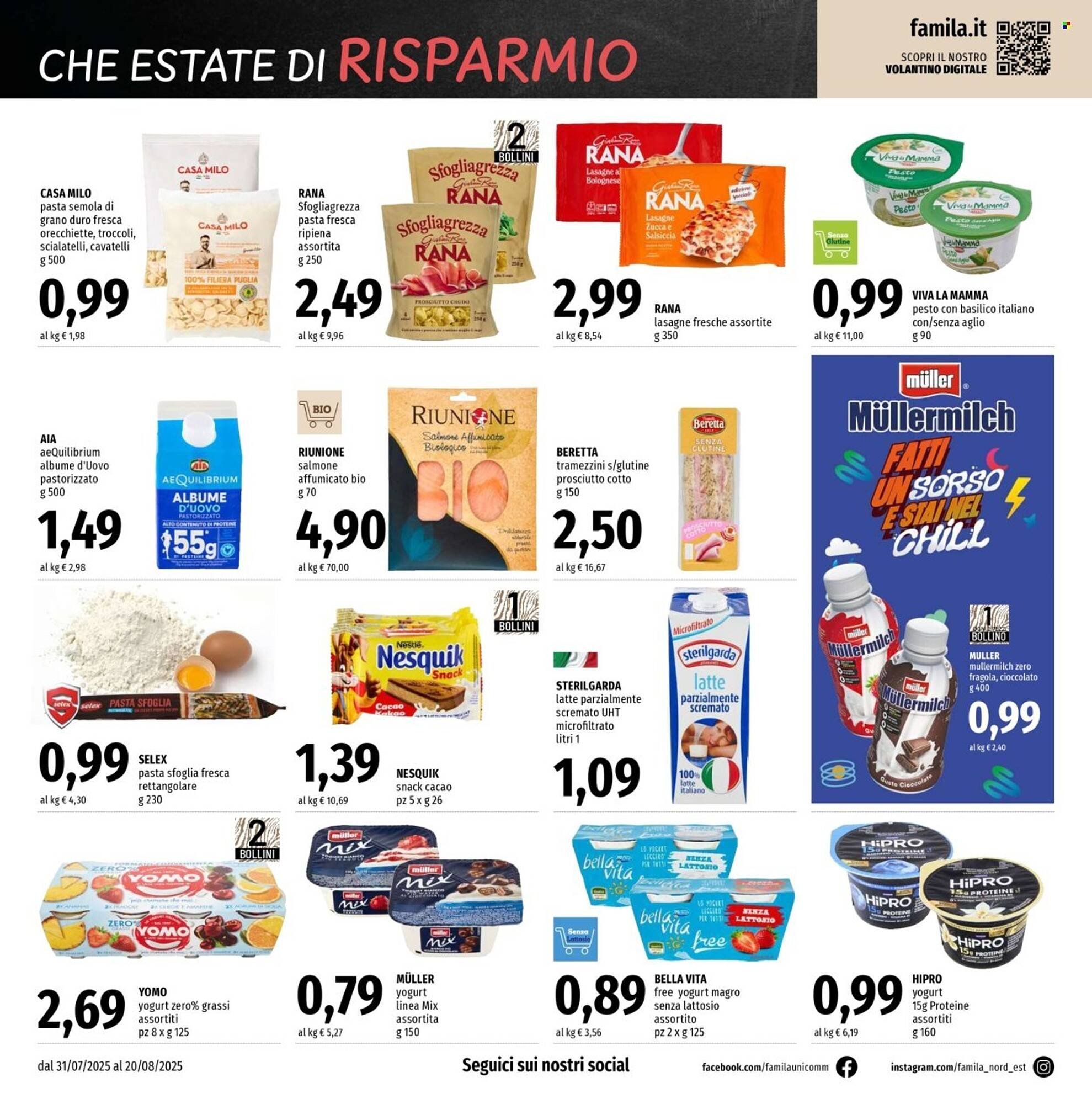 Volantino Famila (2025-07-31 - 2025-08-20)
