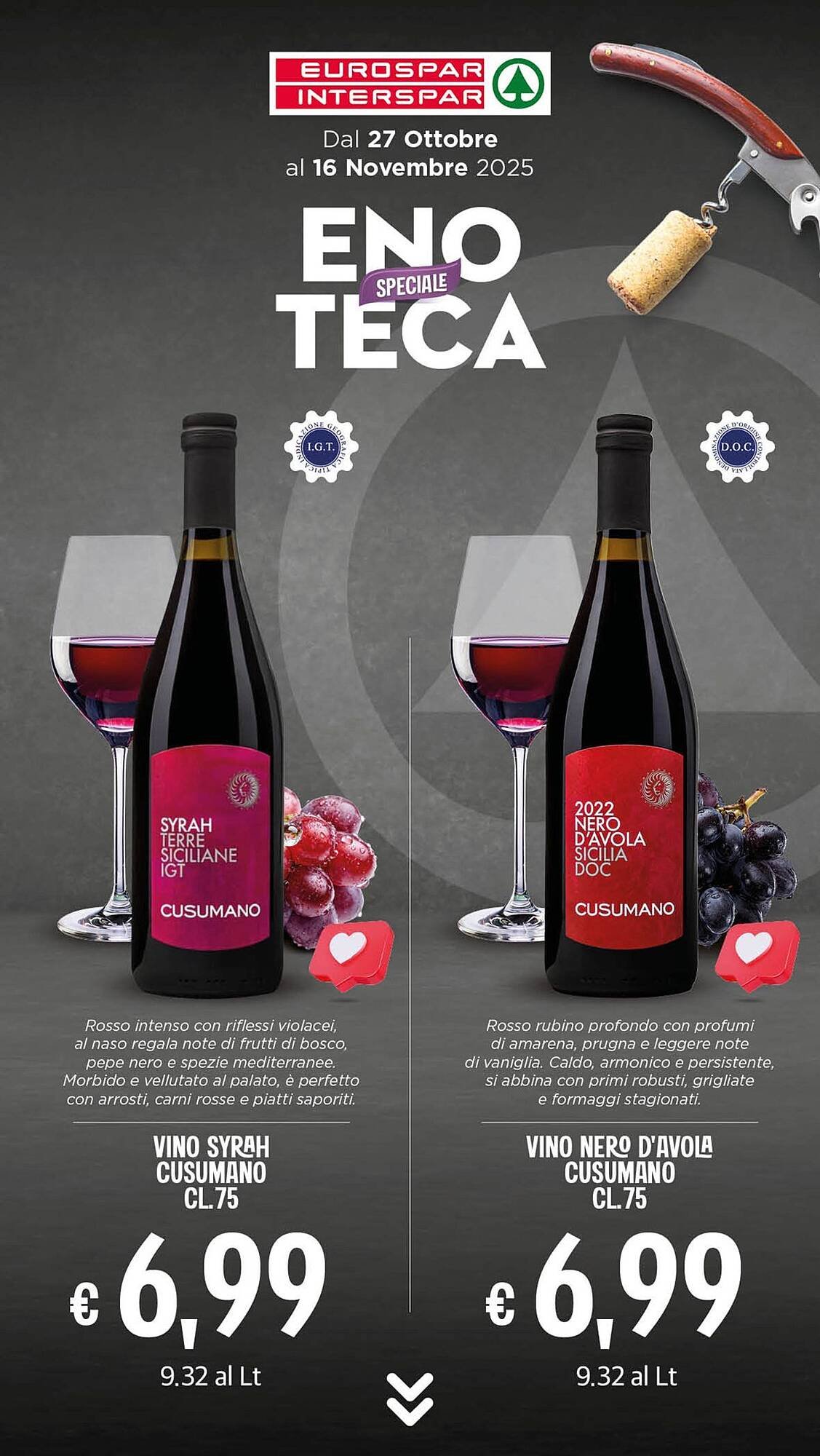 Volantino Eurospar (2025-10-27 - 2025-11-16)