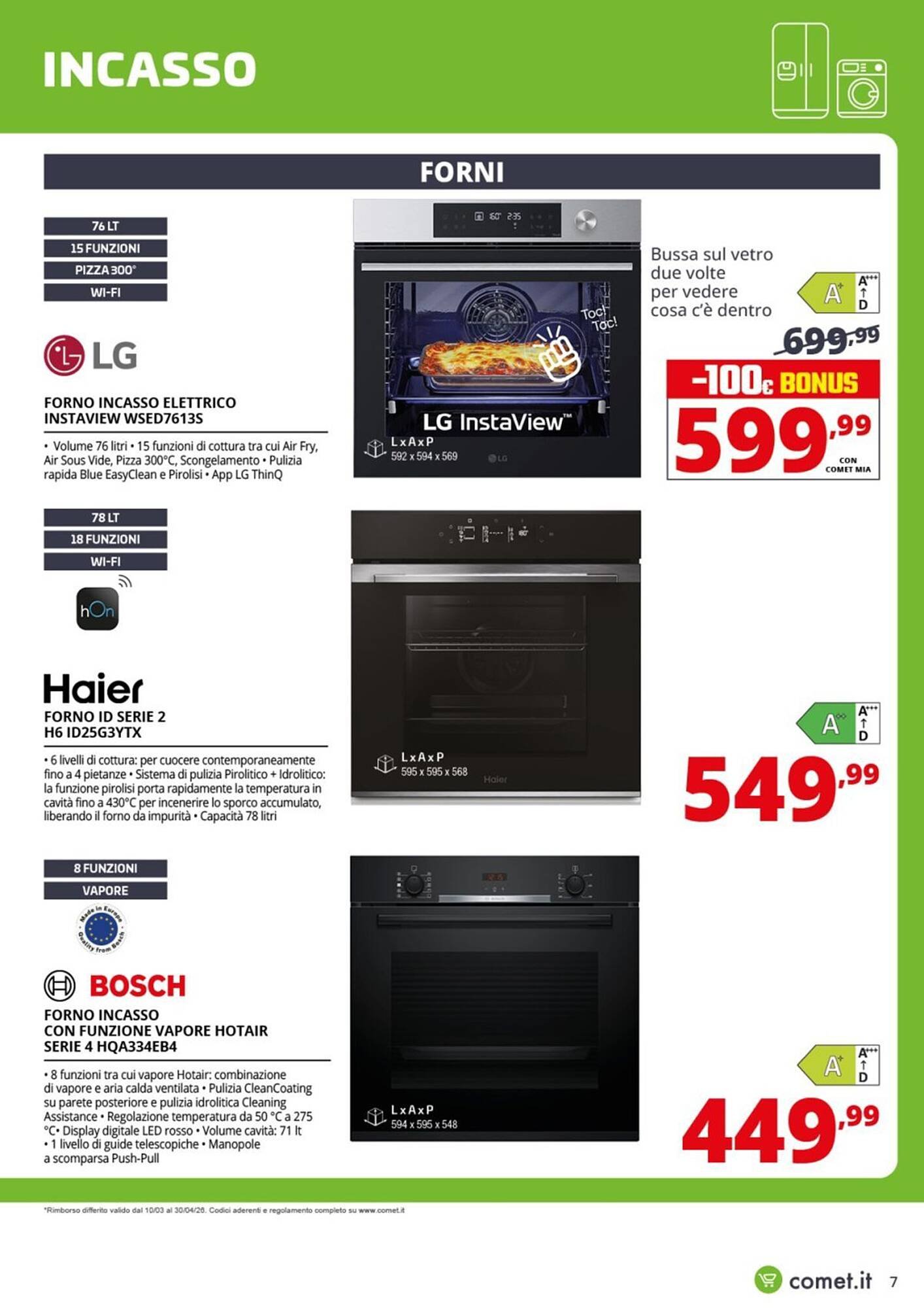 Volantino Comet (2026-04-09 - 2026-04-29)