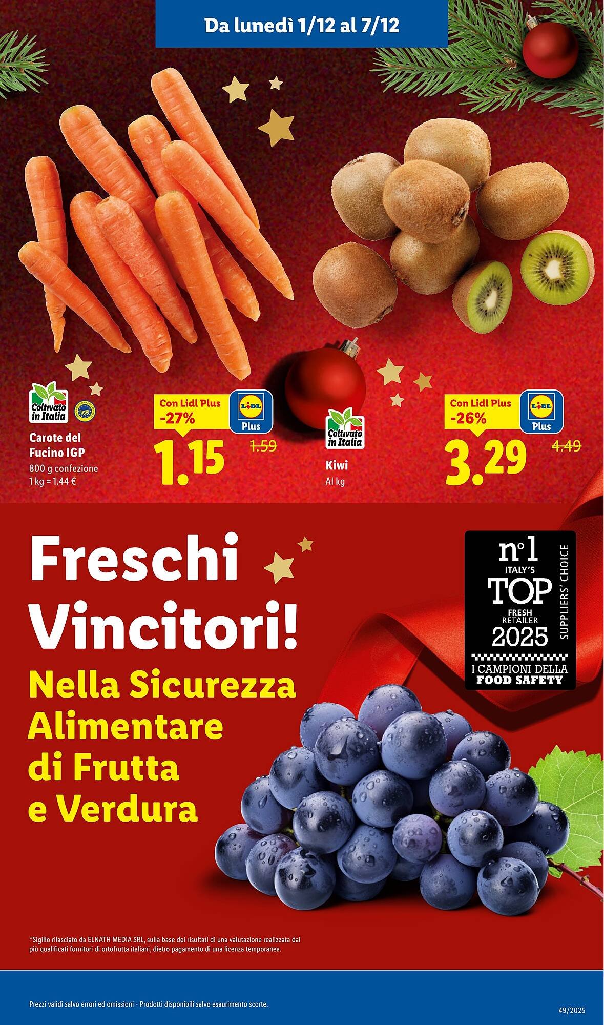 Volantino Lidl (2025-12-01 - 2025-12-07)