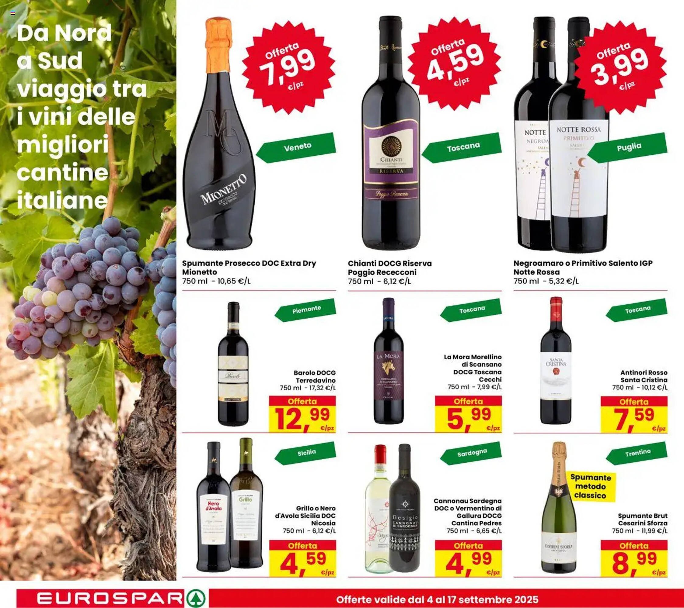 Volantino Eurospar (2025-09-04 - 2025-09-17)