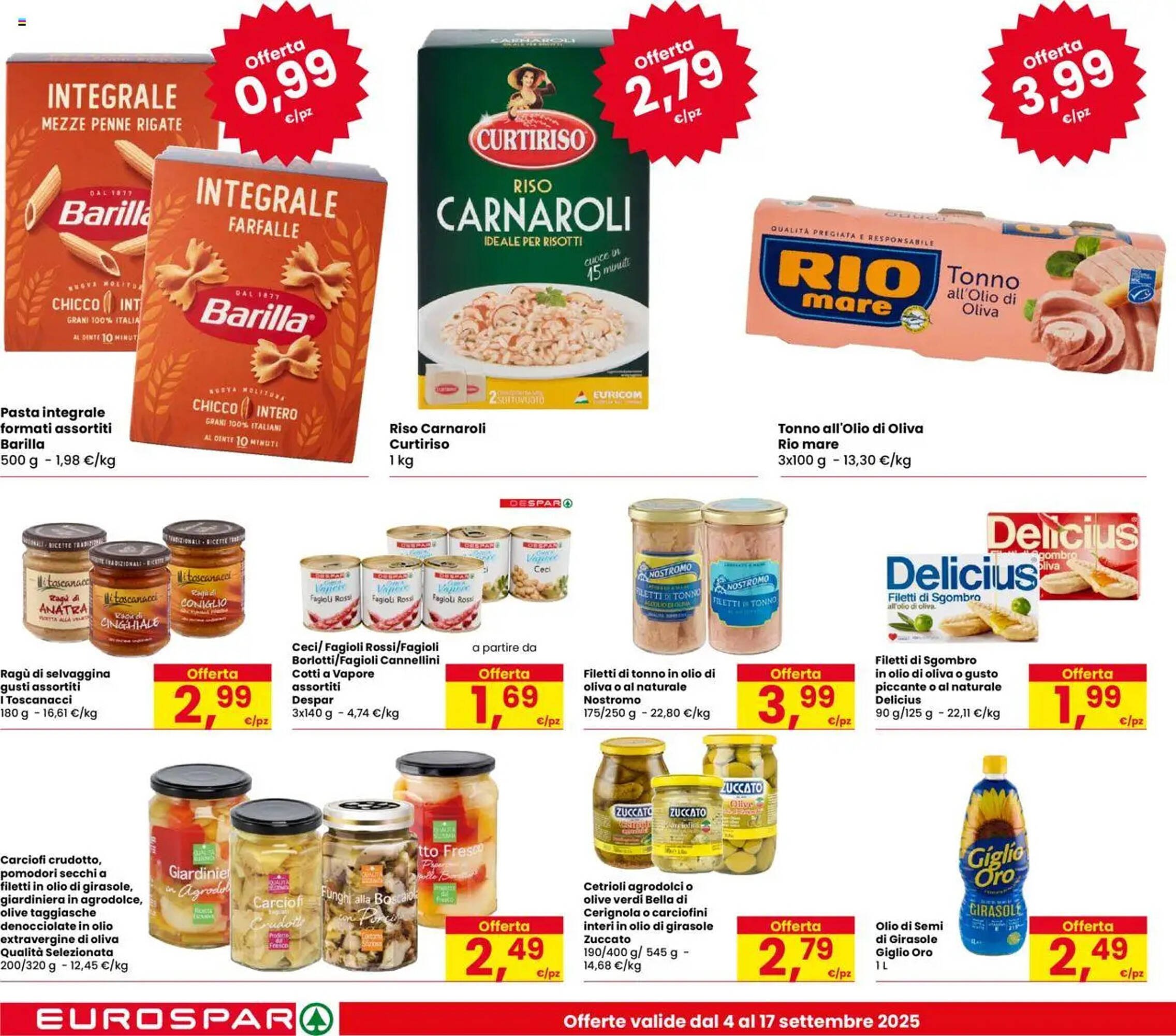 Volantino Eurospar (2025-09-04 - 2025-09-17)