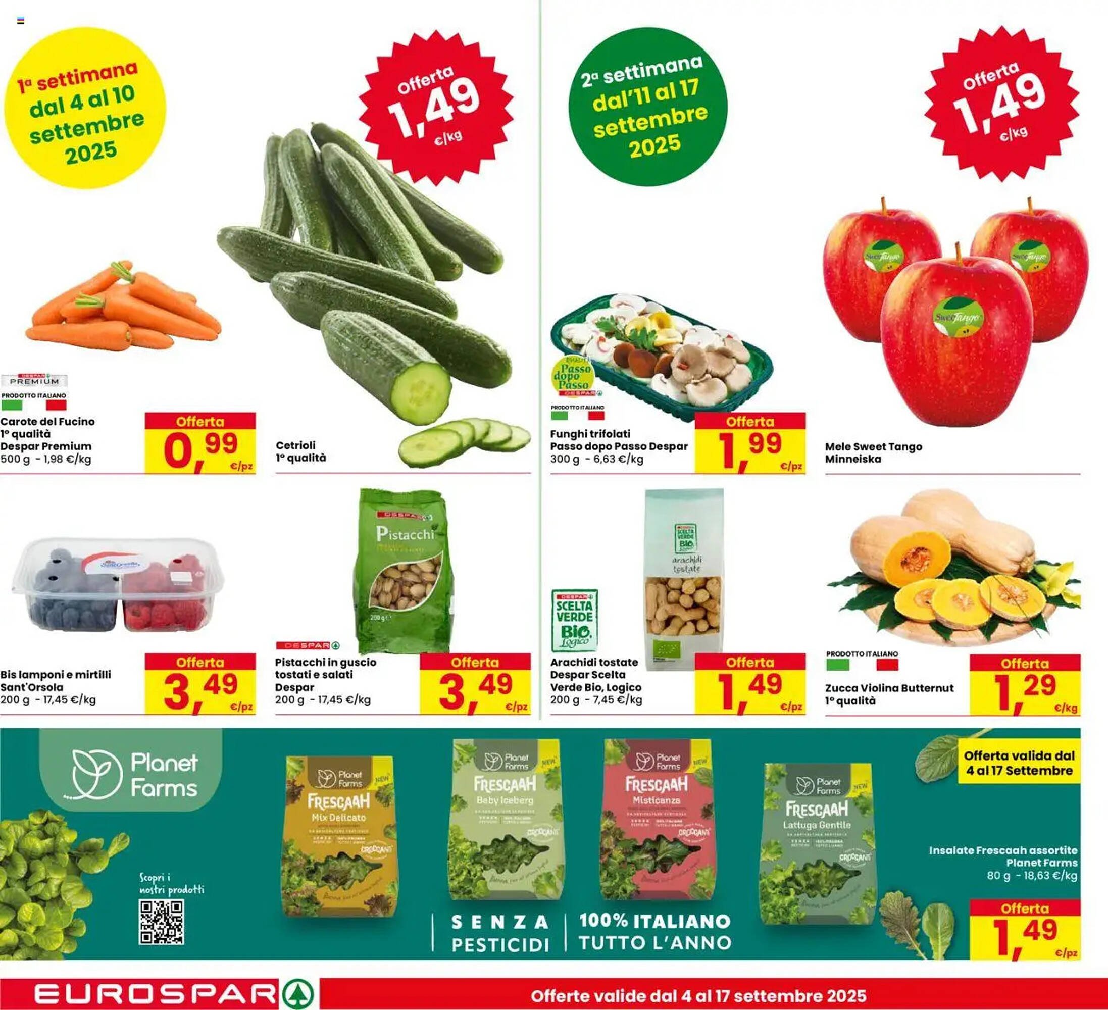Volantino Eurospar (2025-09-04 - 2025-09-17)