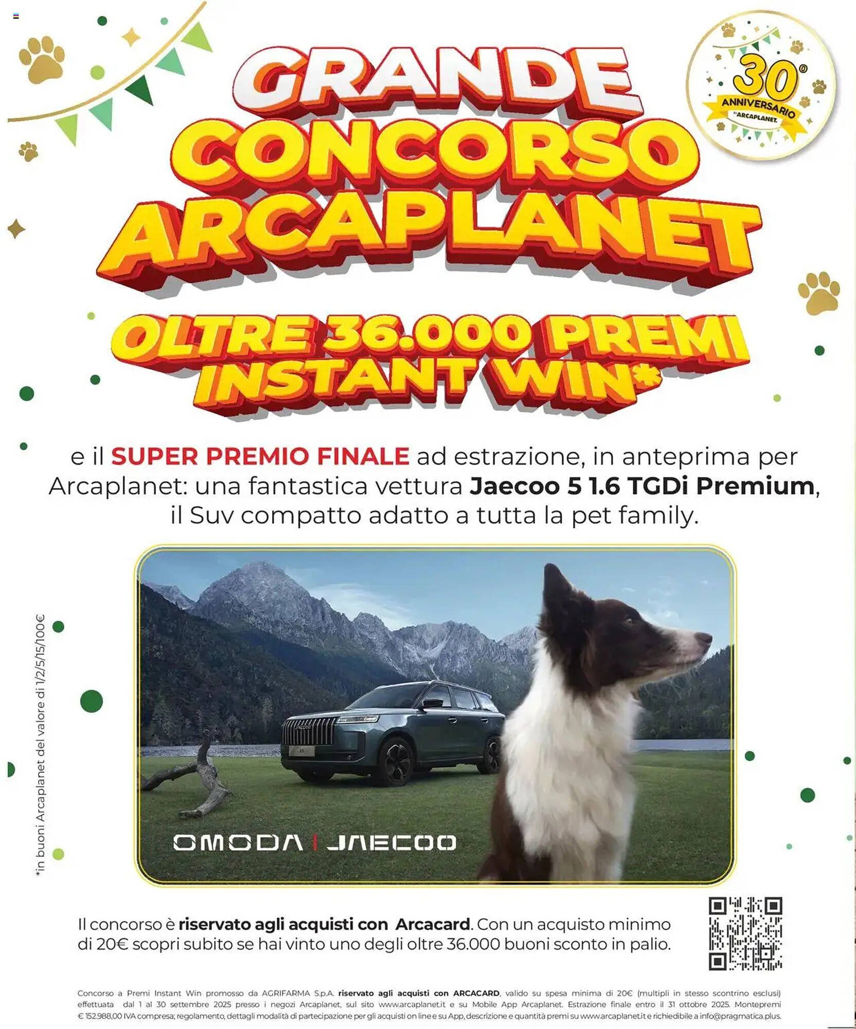 Volantino Arcaplanet (2025-09-01 - 2025-09-30)