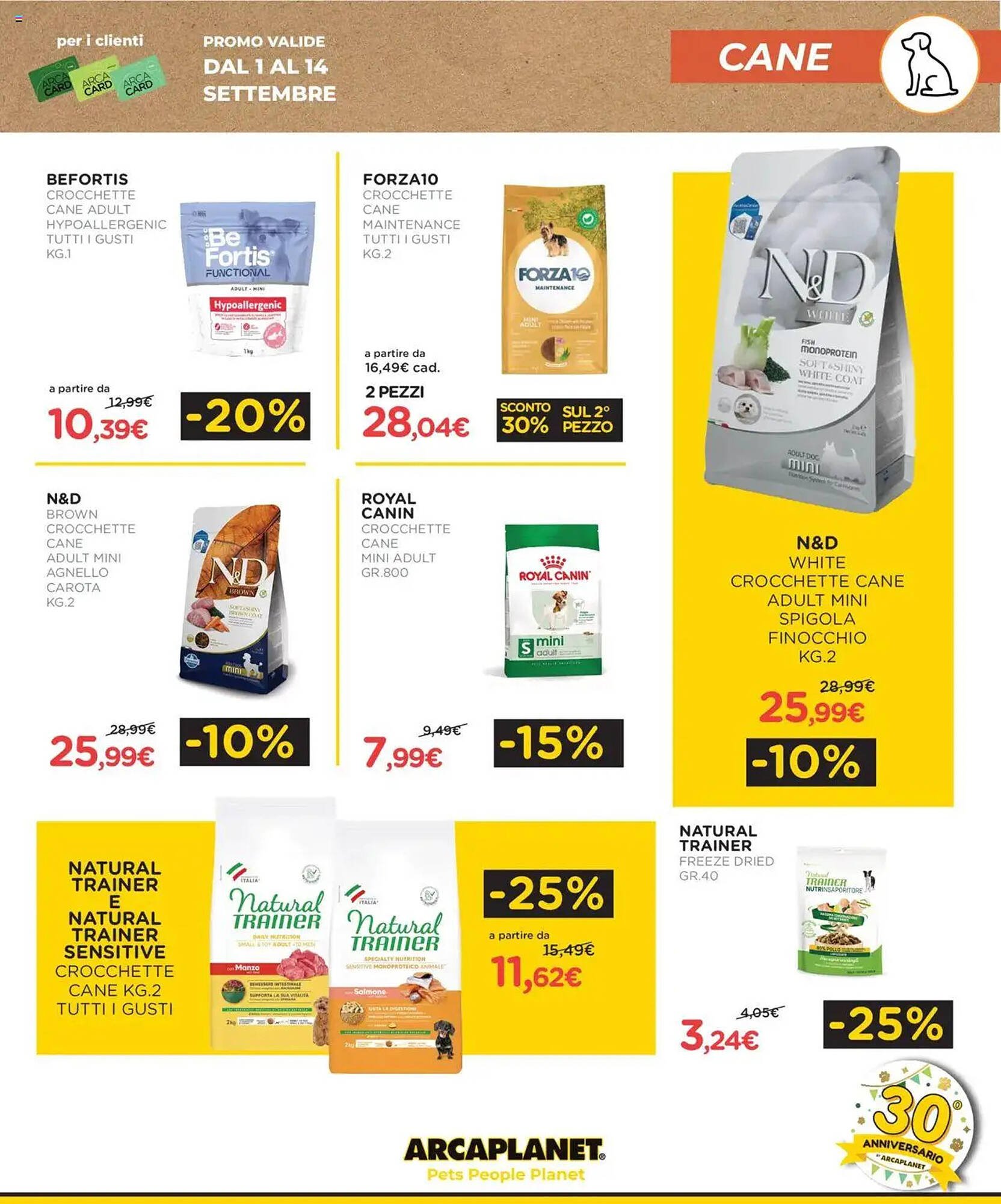Volantino Arcaplanet (2025-09-01 - 2025-09-30)