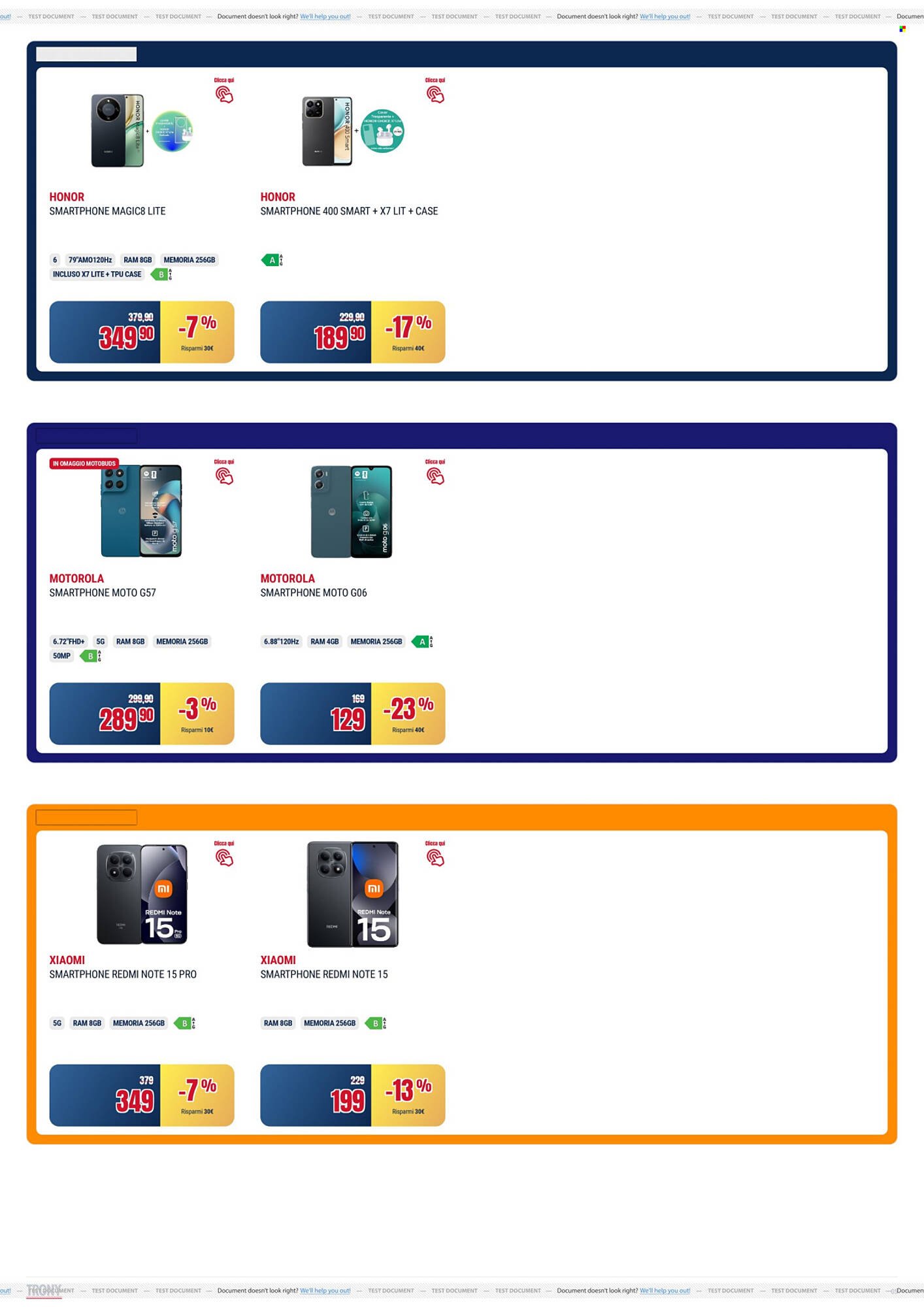 Volantino Trony (2026-04-16 - 2026-04-27)