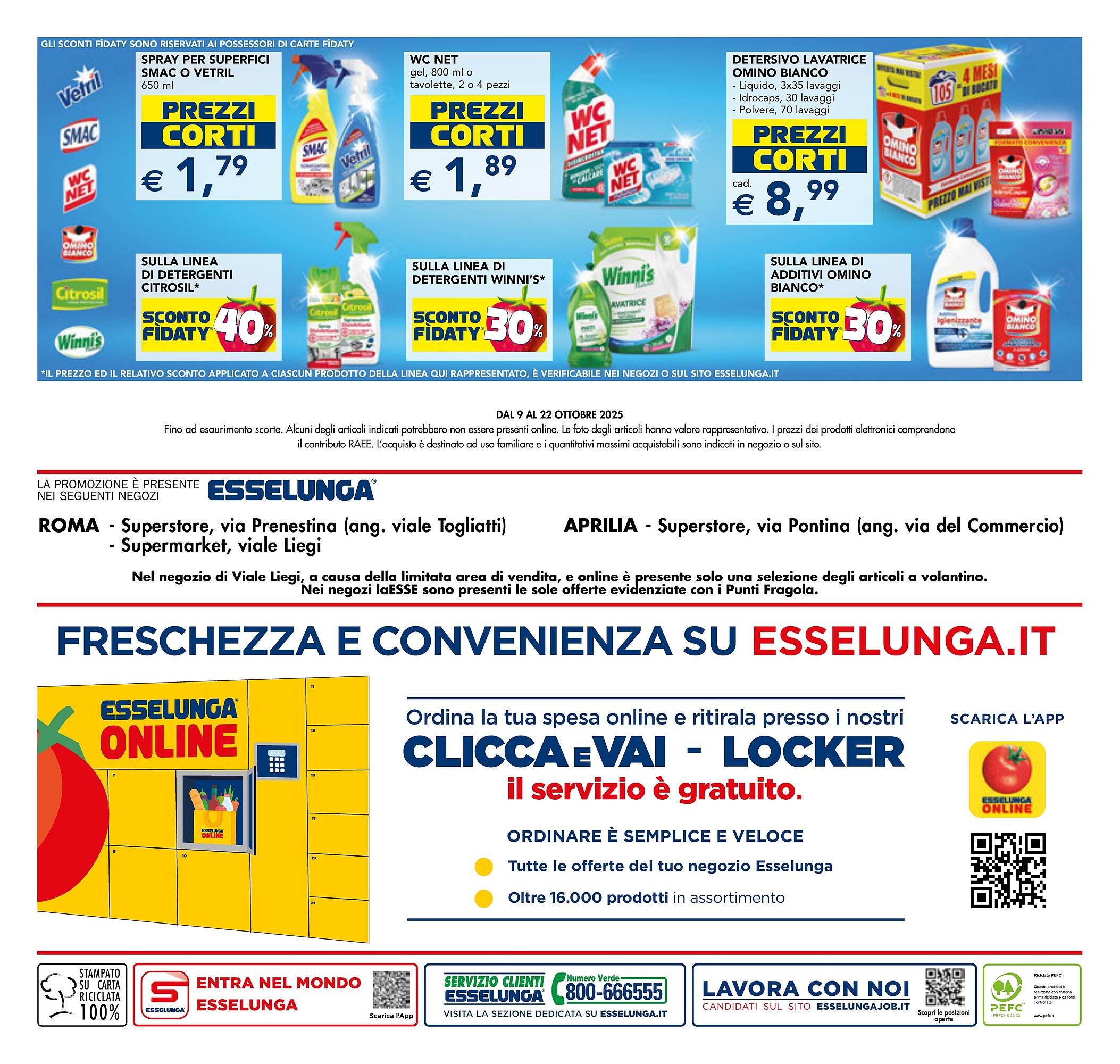 Volantino Esselunga (2025-10-09 - 2025-10-22)