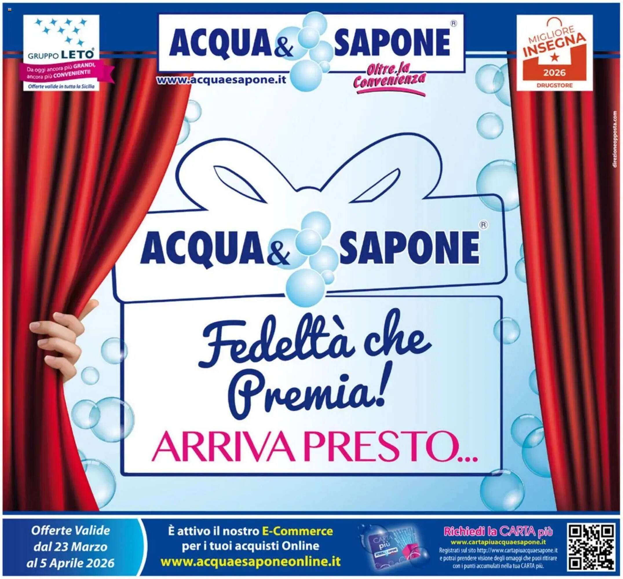 Volantino Acqua &amp; Sapone (2026-03-23 - 2026-04-05)
