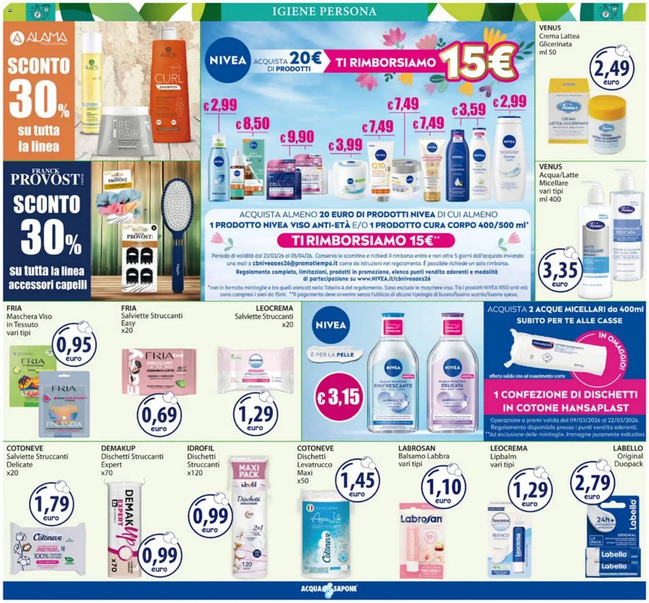 Volantino Acqua &amp; Sapone (2026-03-23 - 2026-04-05)