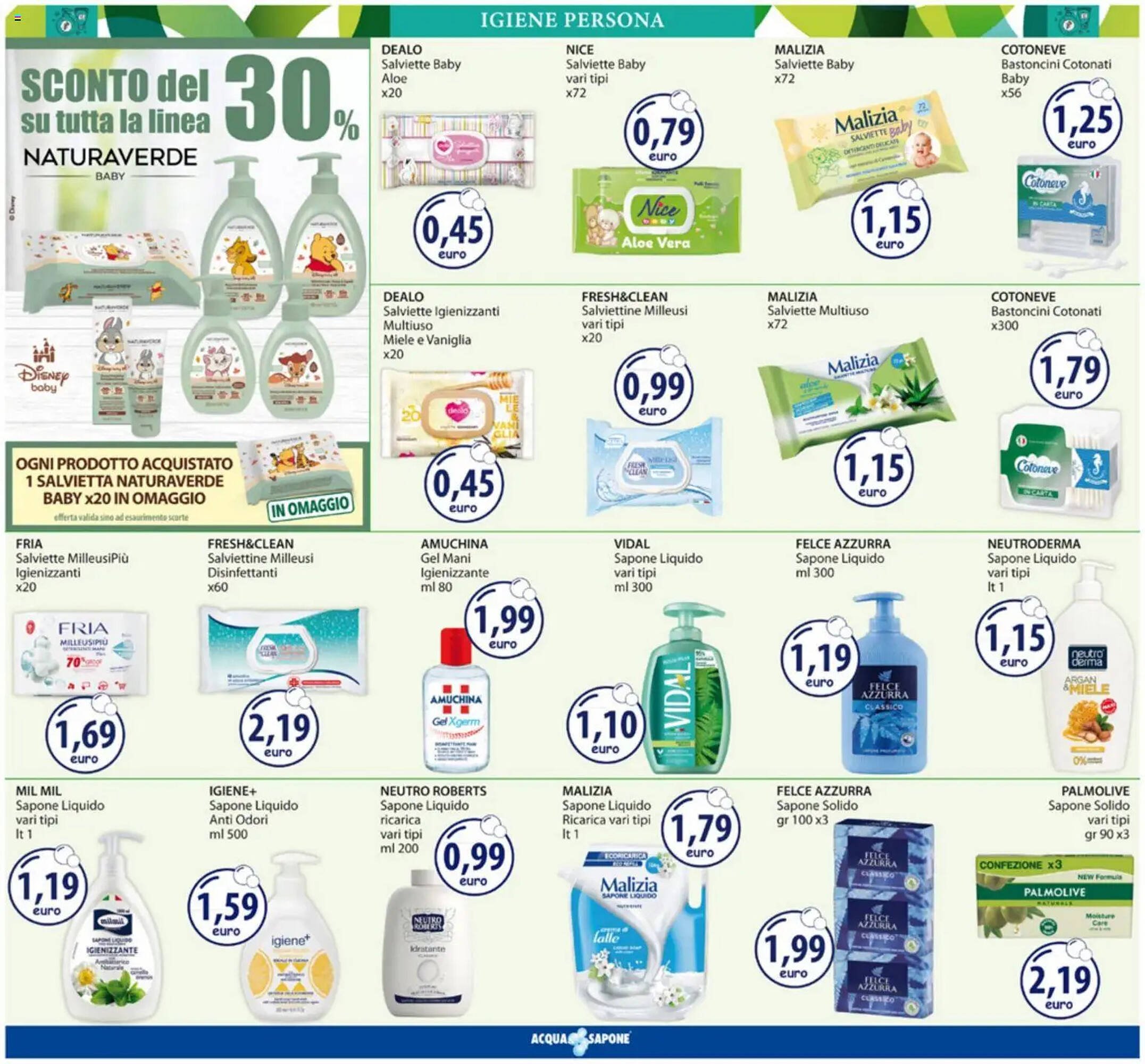 Volantino Acqua &amp; Sapone (2026-03-23 - 2026-04-05)