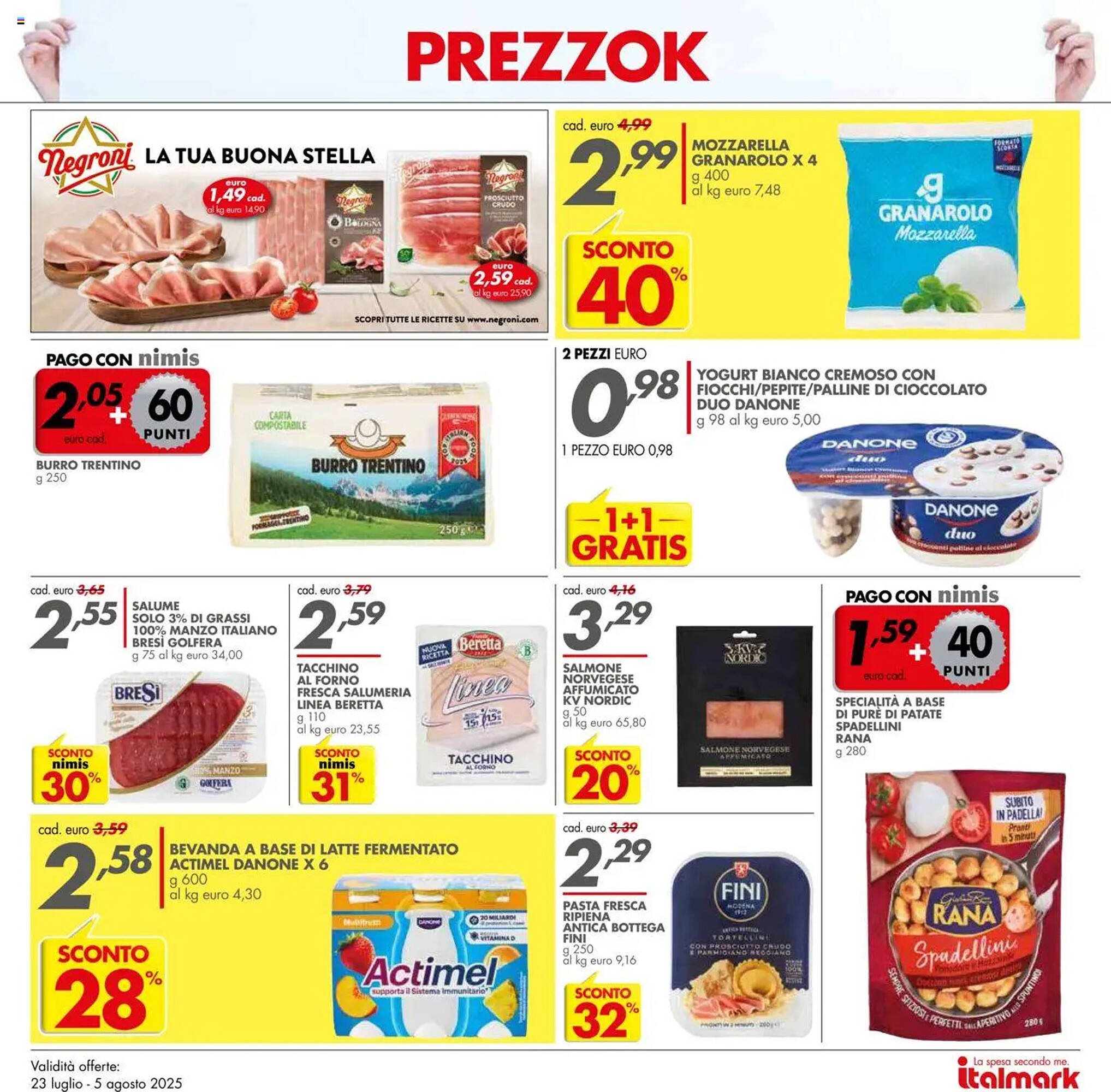 Volantino Italmark (2025-07-23 - 2025-08-05)