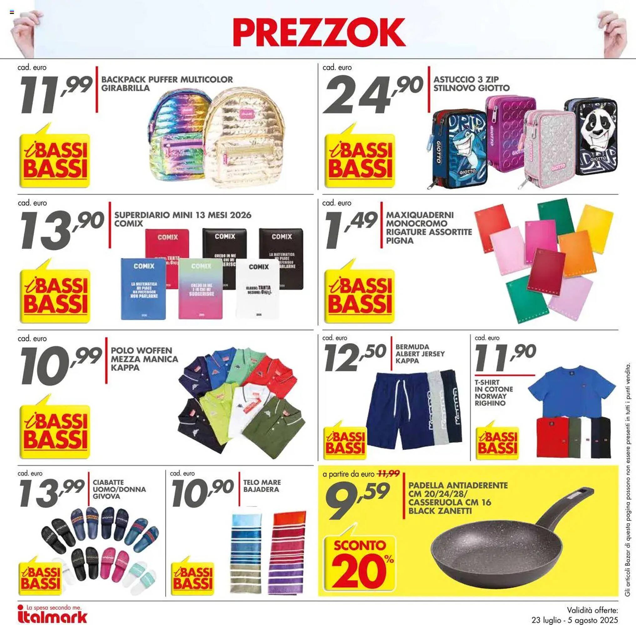 Volantino Italmark (2025-07-23 - 2025-08-05)