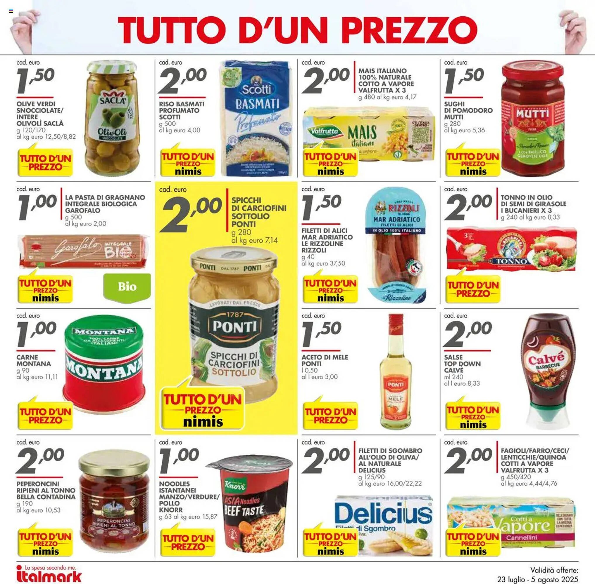 Volantino Italmark (2025-07-23 - 2025-08-05)