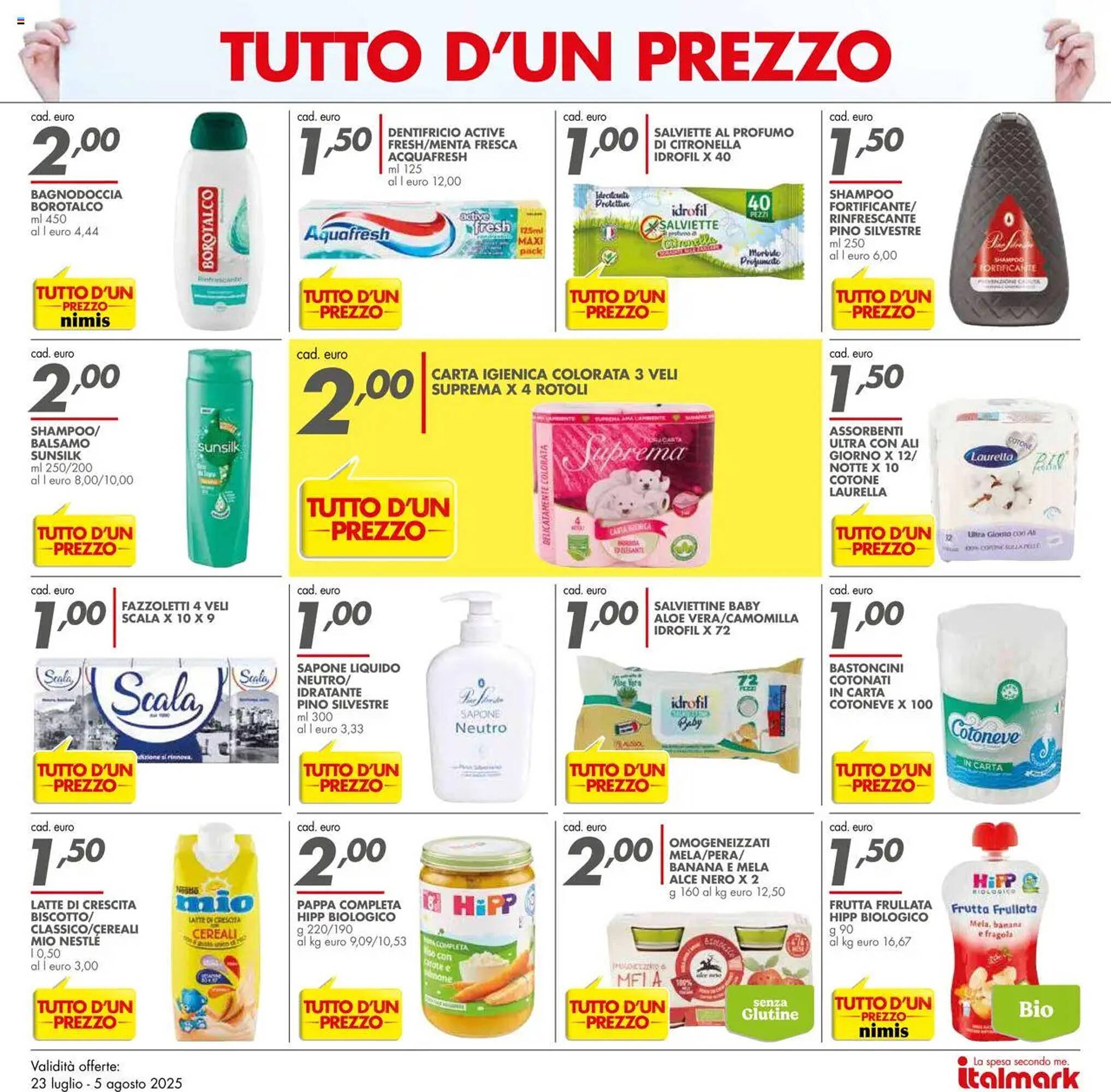 Volantino Italmark (2025-07-23 - 2025-08-05)