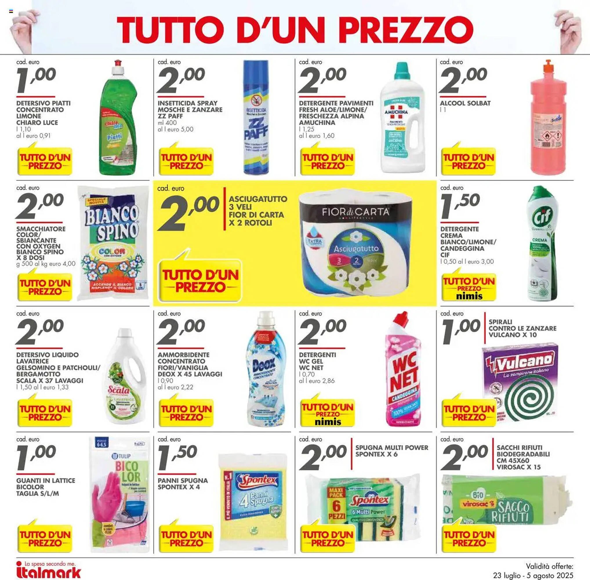 Volantino Italmark (2025-07-23 - 2025-08-05)