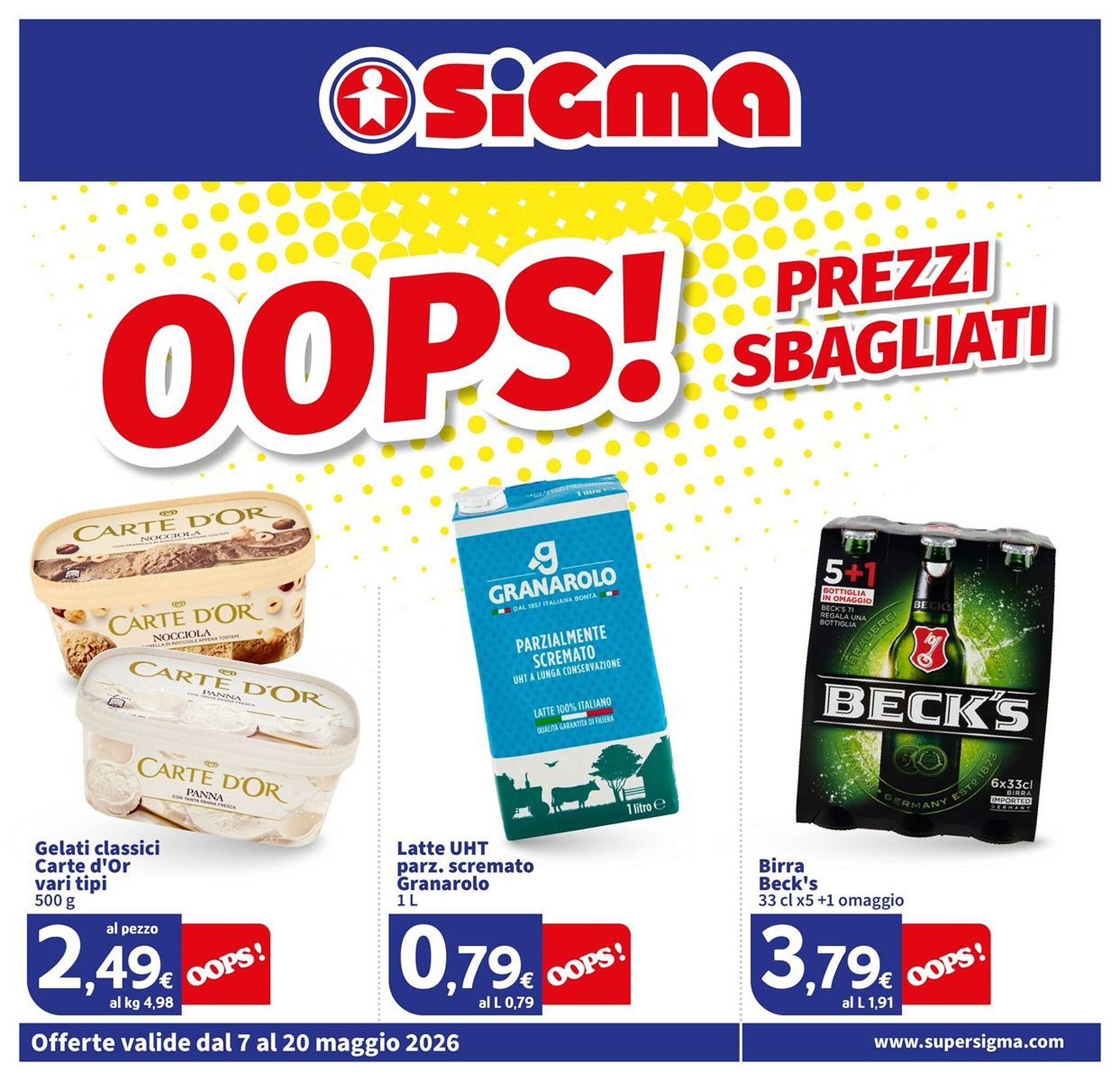 Volantino Sigma (2026-05-07 - 2026-05-20)