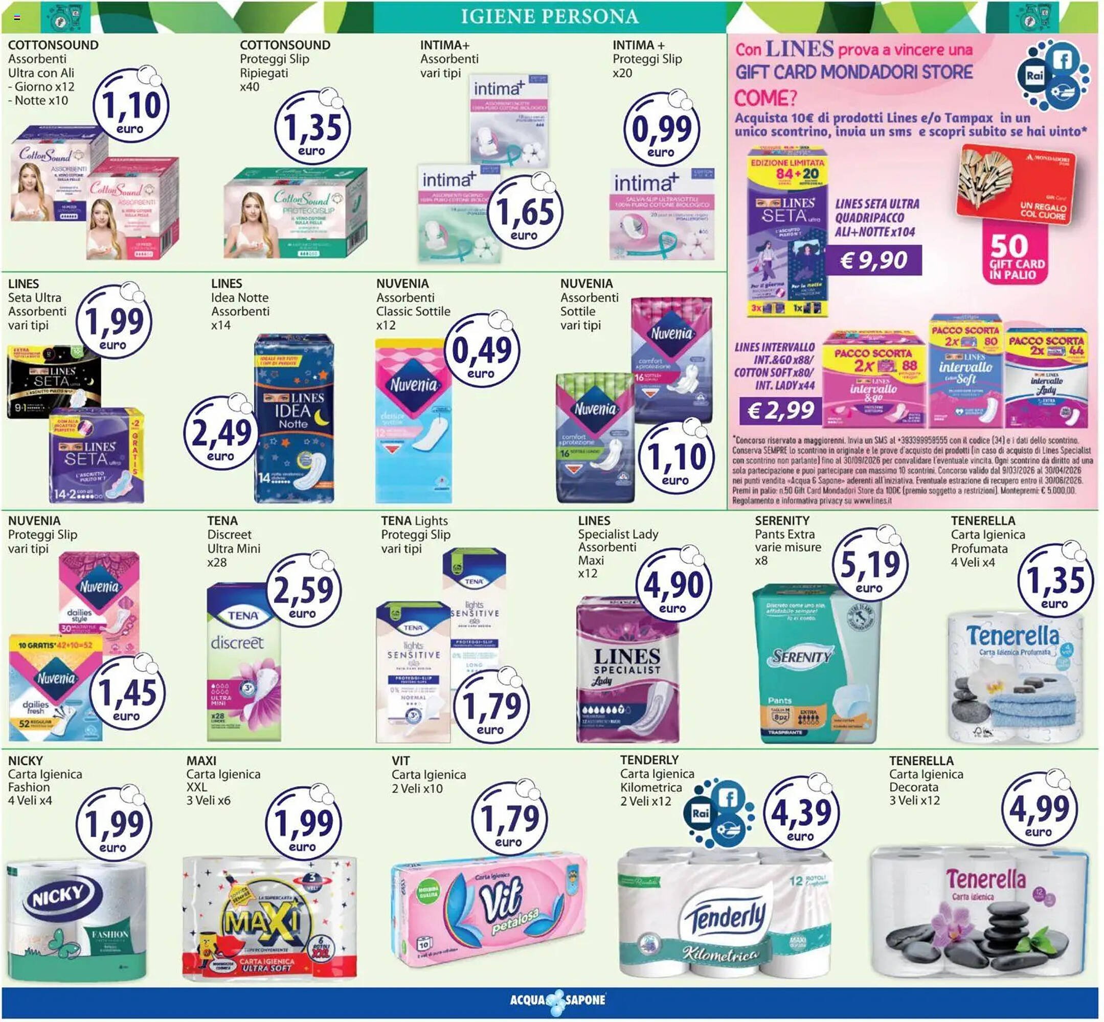 Volantino Acqua &amp; Sapone (2026-03-12 - 2026-03-22)