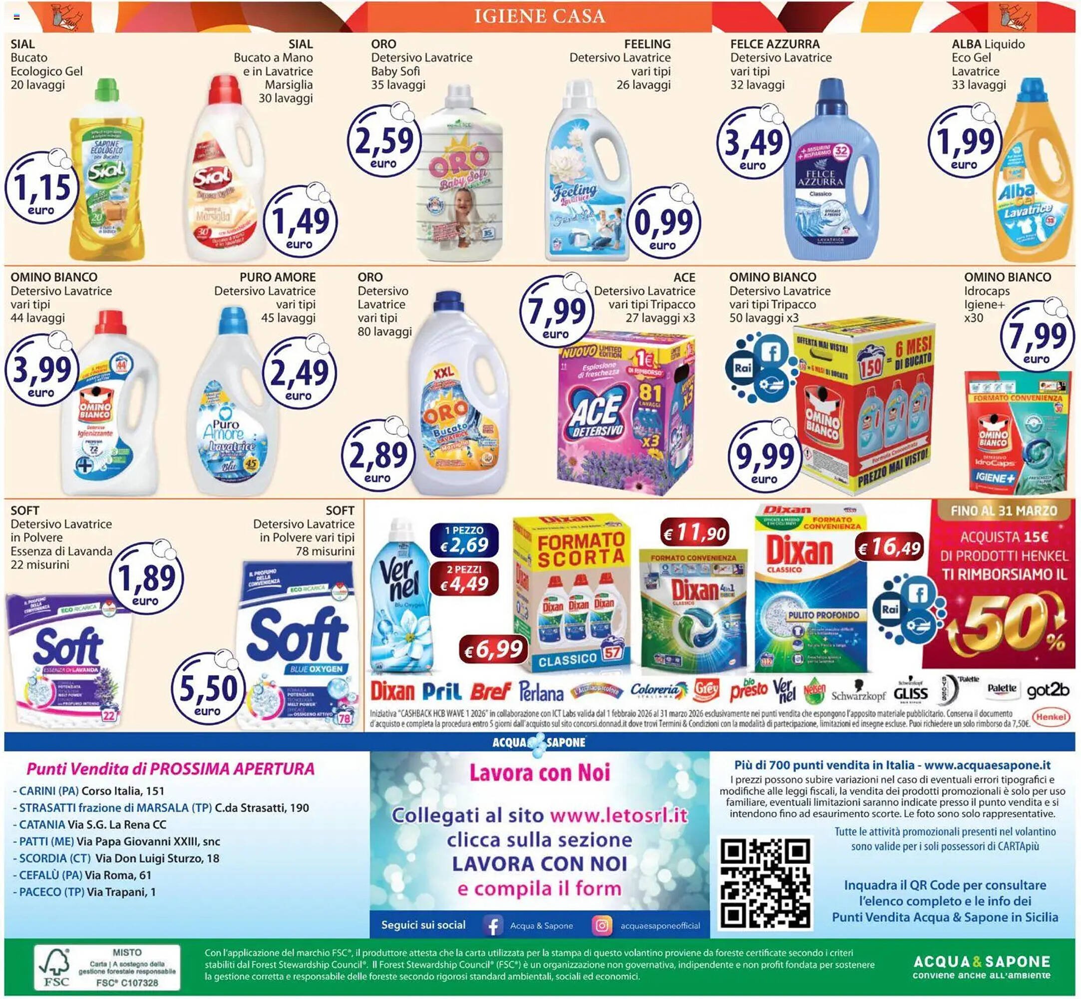 Volantino Acqua &amp; Sapone (2026-03-12 - 2026-03-22)