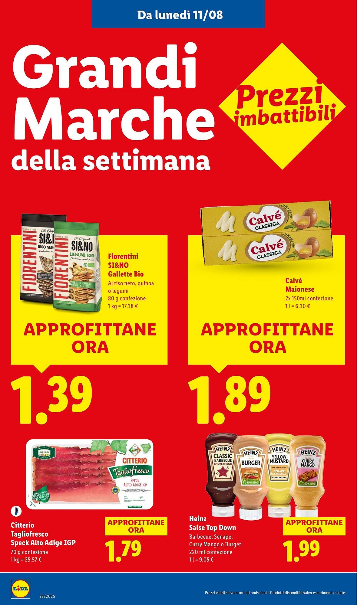 Volantino Lidl (2025-08-11 - 2025-08-17)