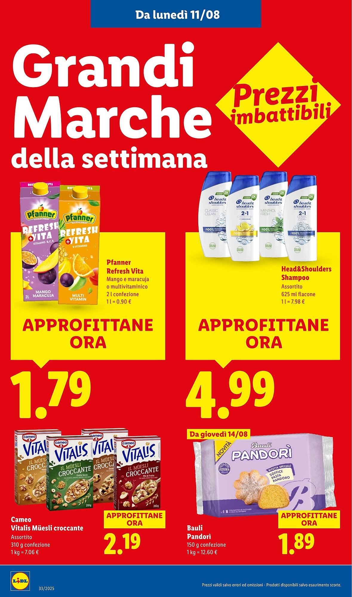 Volantino Lidl (2025-08-11 - 2025-08-17)