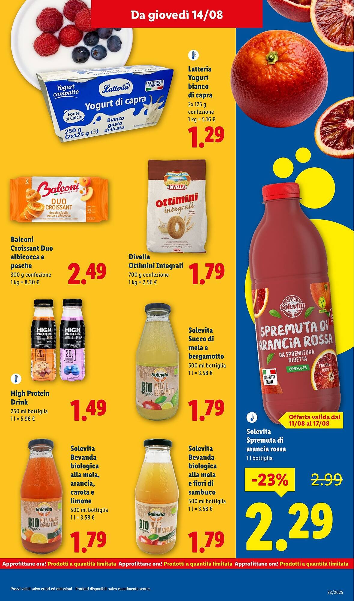 Volantino Lidl (2025-08-11 - 2025-08-17)