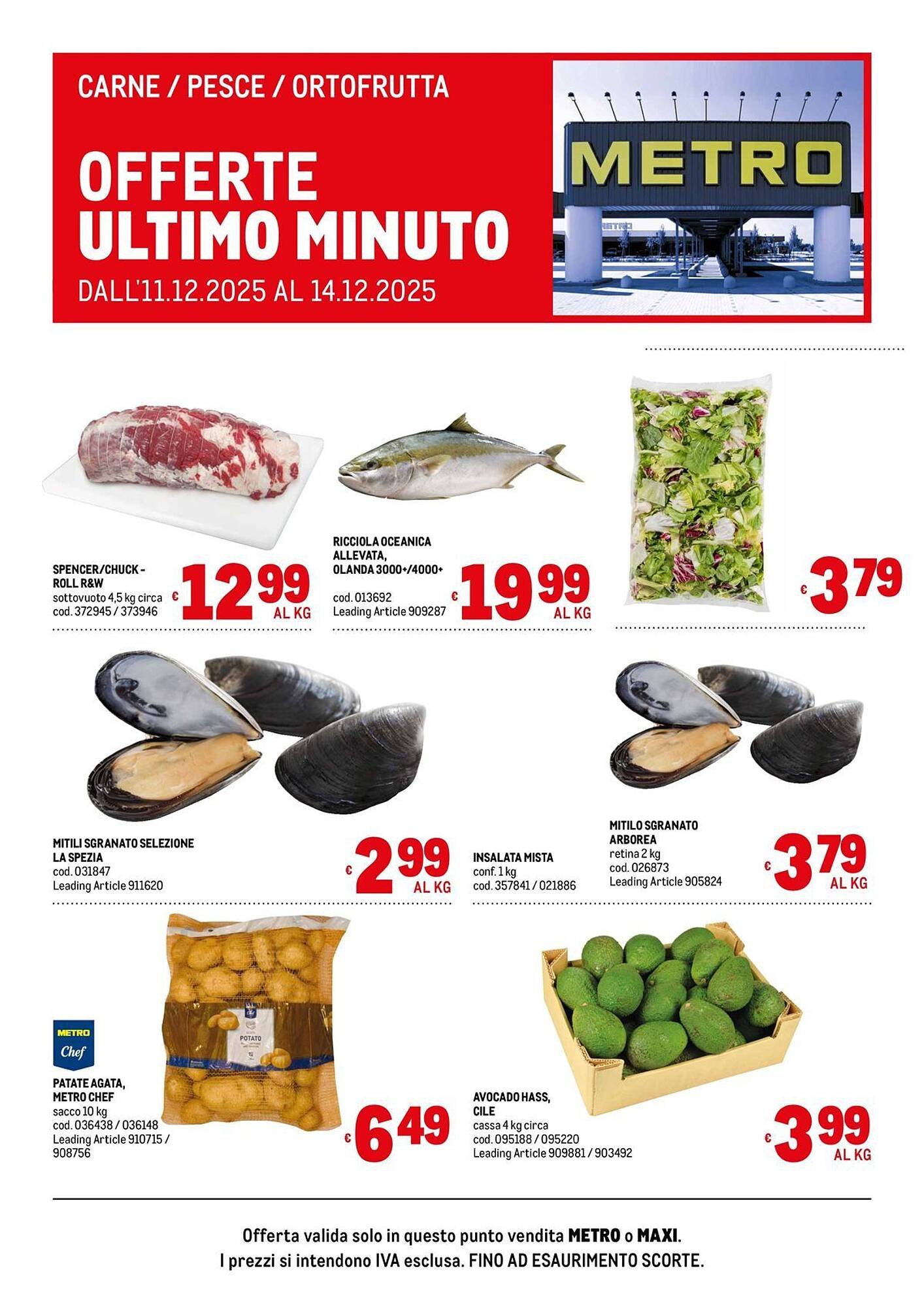 Volantino Metro (2025-12-11 - 2025-12-14)